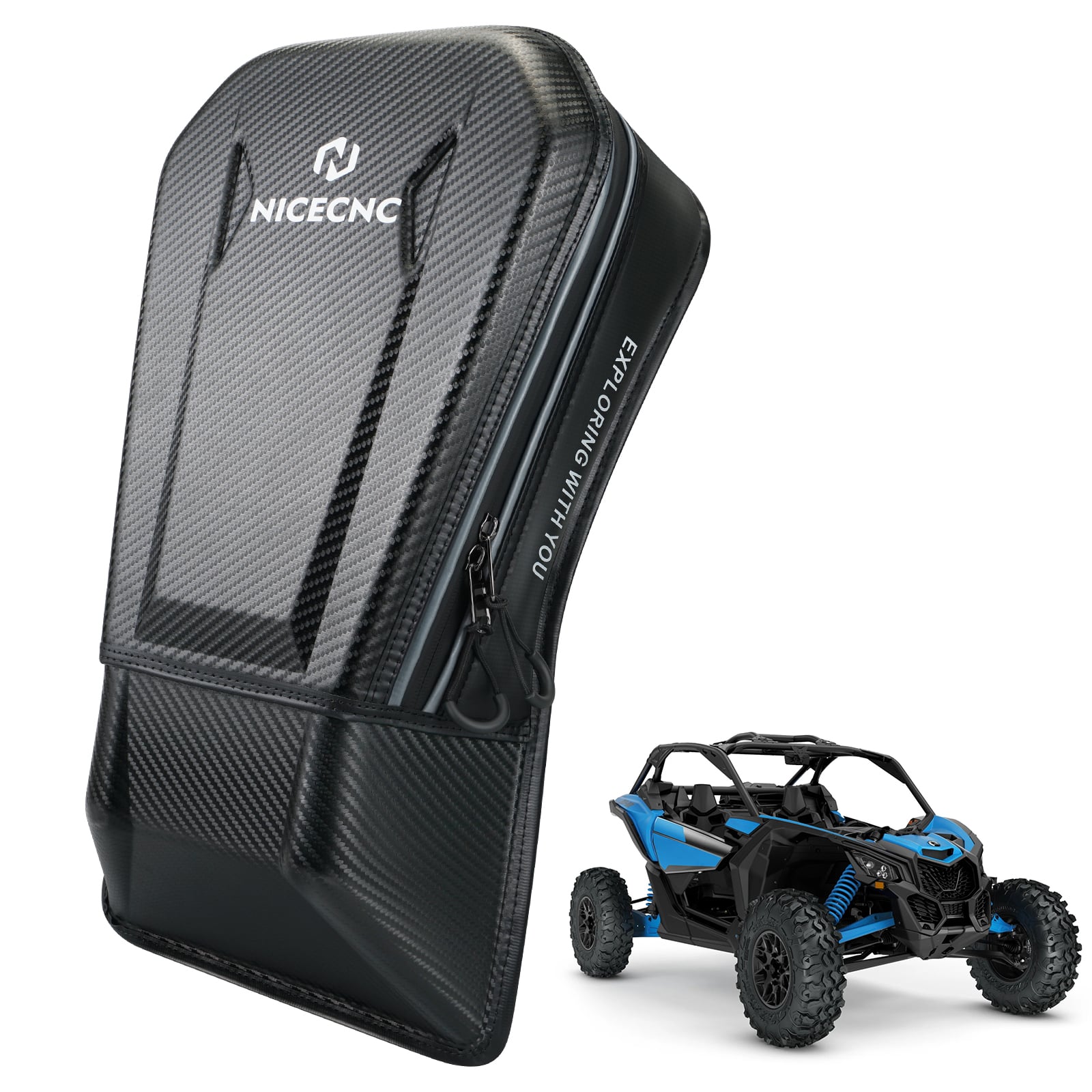 UTV Rear Seat Center Bag Storage Bag Large Capacity For Can Am Maverick X3 2017-2023
