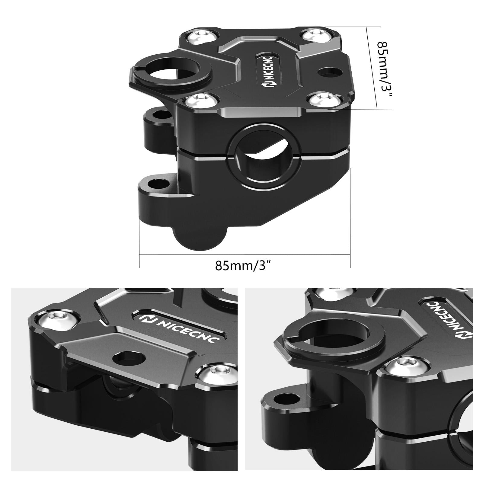1.25" Handlebar Riser Clamp For Yamaha Banshee 350 1987-2006