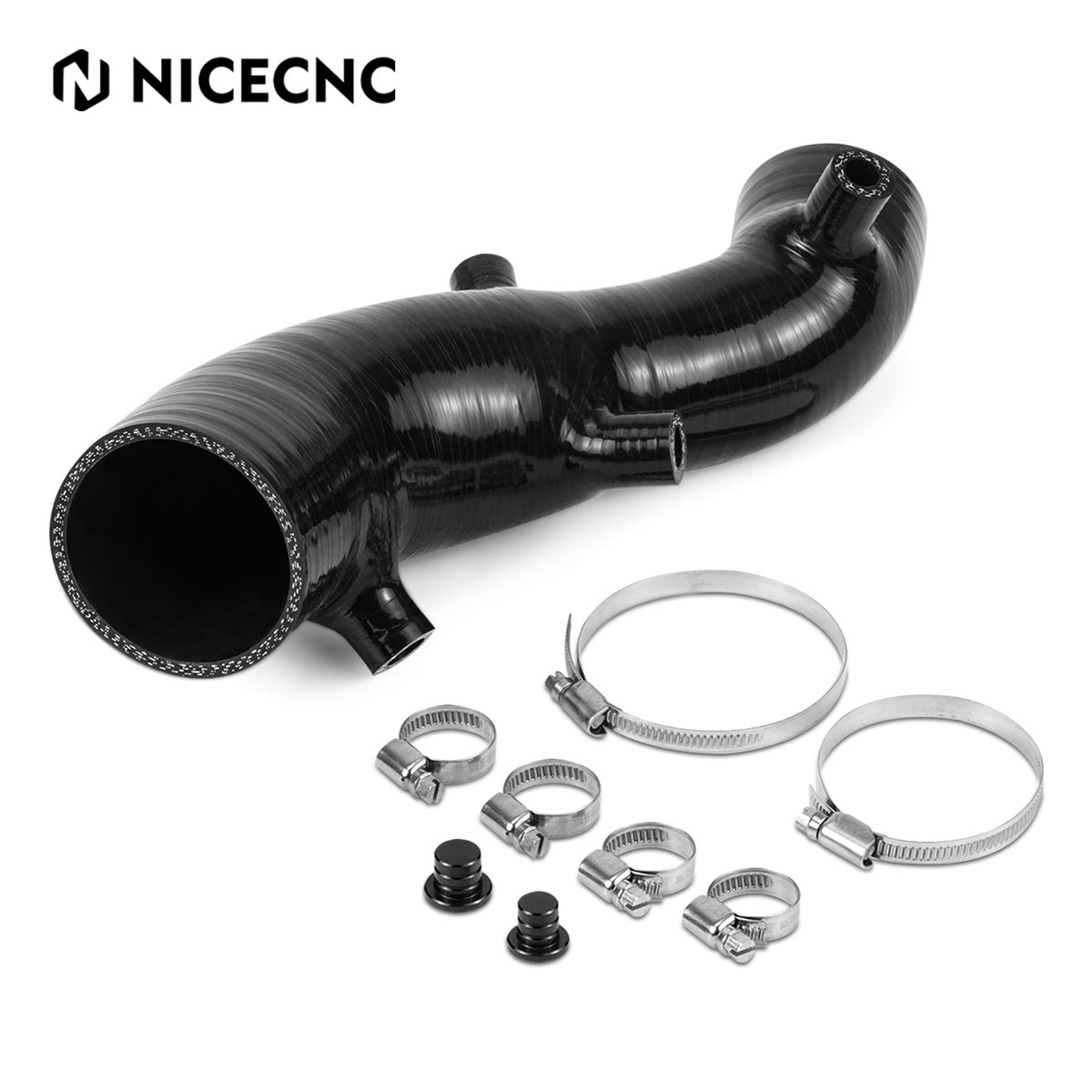 ATV Reinforced Silicone Air Intake Hose Kit For Yamaha Raptor 700 / 700R 2009-2026
