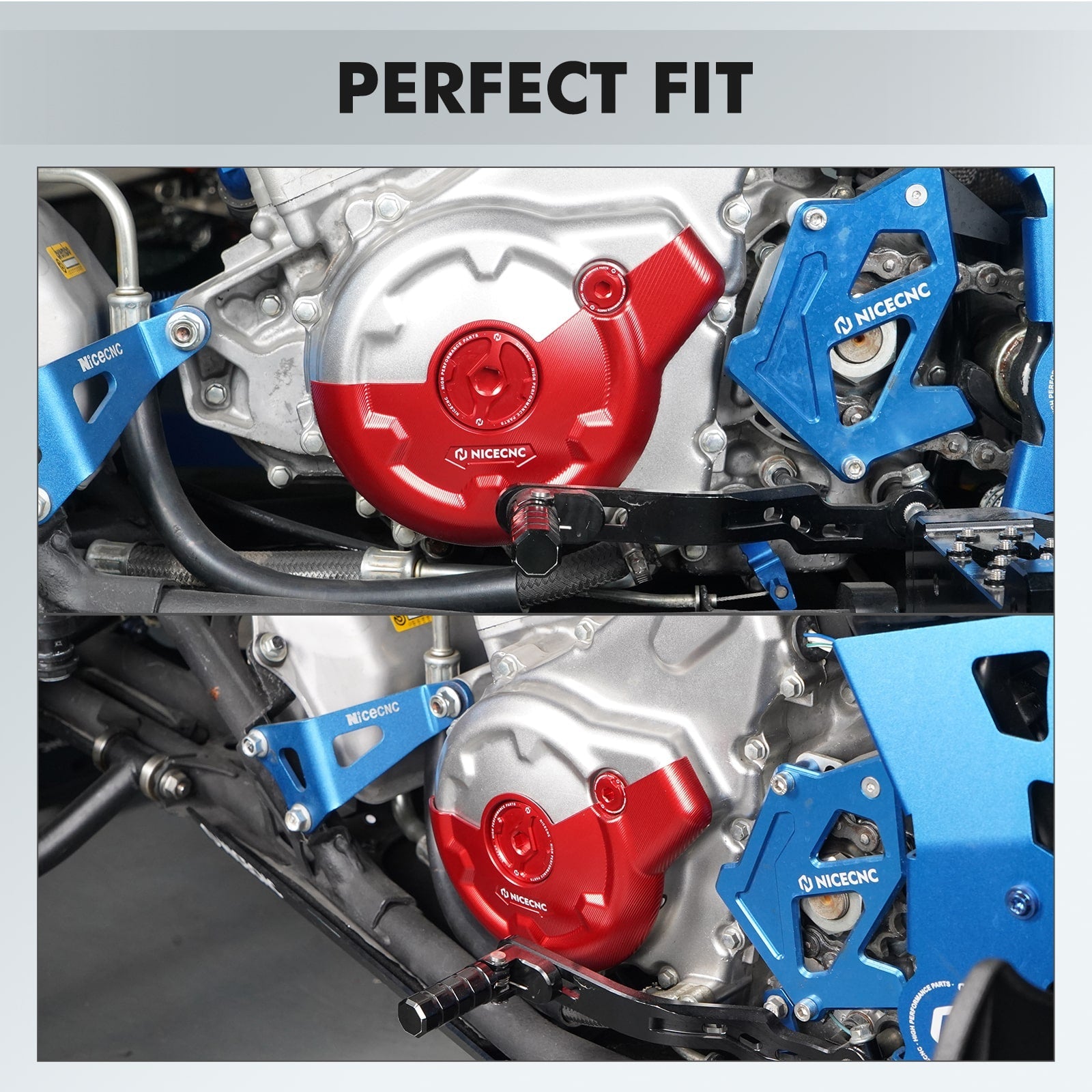 ATV Crankcase Cover & Engine Timing Plug Kit For Yamaha Raptor 700 R 2006-2026