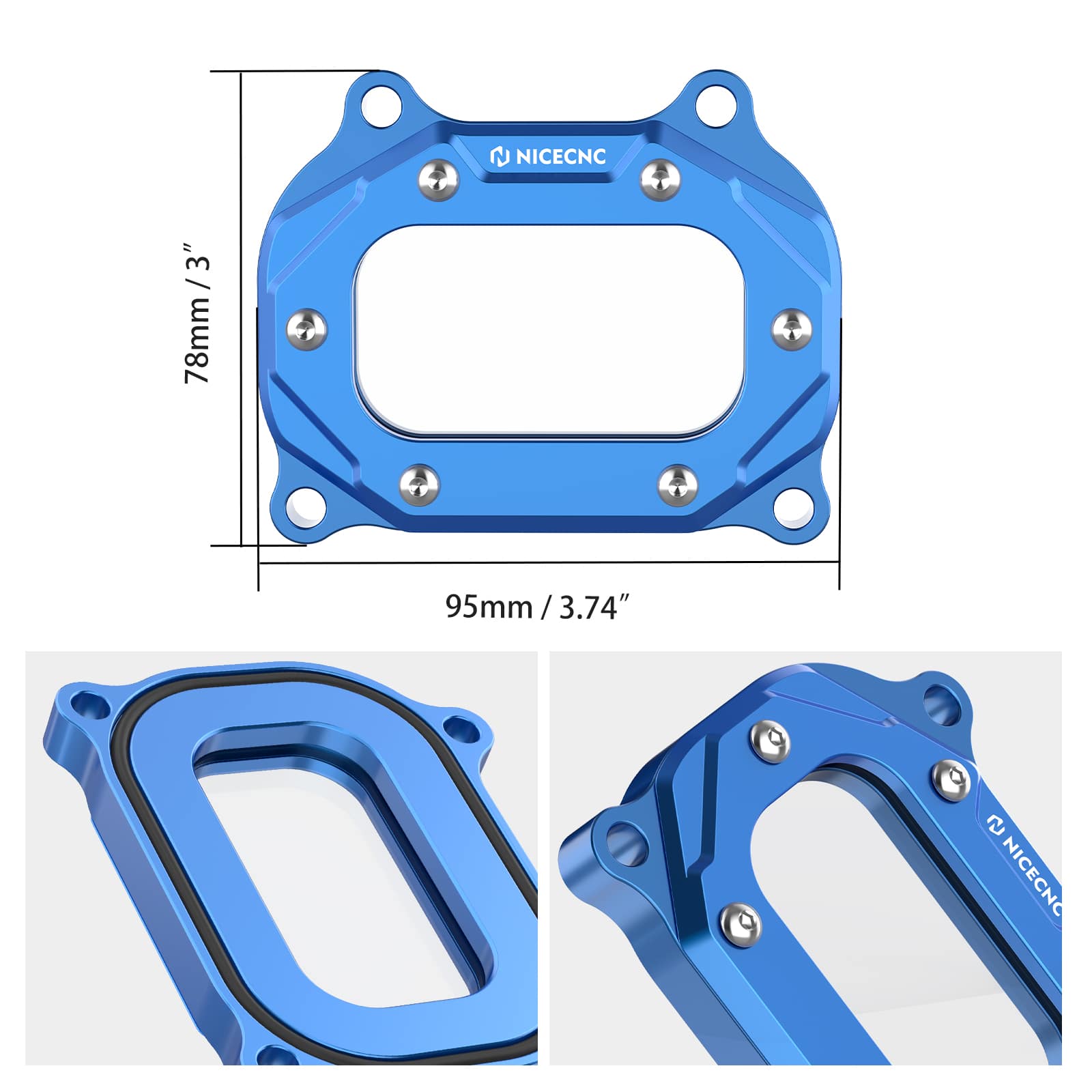 Upgraded Transparent Cylinder Head Side Cover For Yamaha Raptor 700 700R 06-26