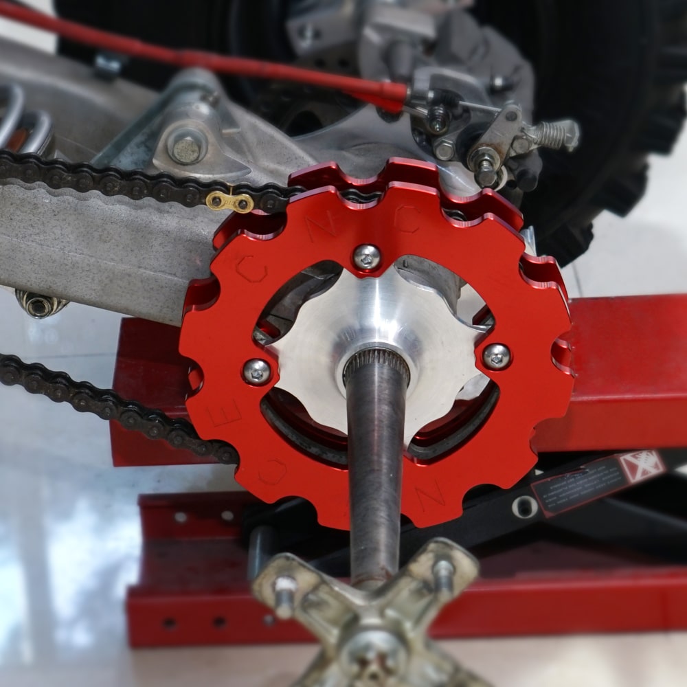 ATV Rear Dual Sprocket Guards Chain Protector For Yamaha Raptor 700 700R