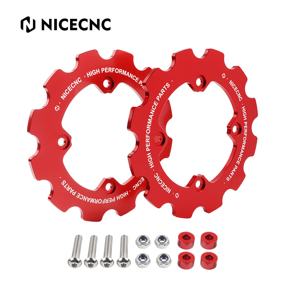 ATV Rear Dual Sprocket Guards Chain Protector For Yamaha Raptor 700 700R