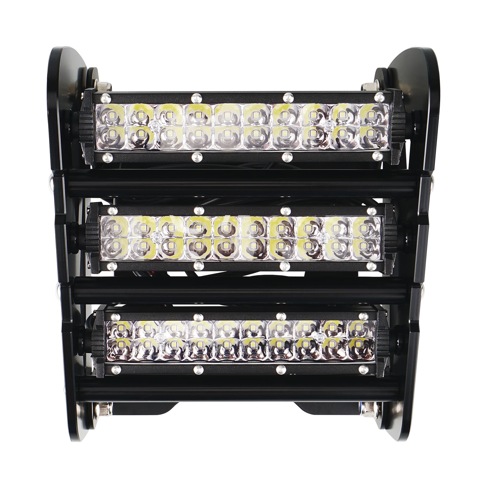 ATV Front Bumper w/LED Lights Bar Kit For Yamaha Raptor 700 700R 2013-2026