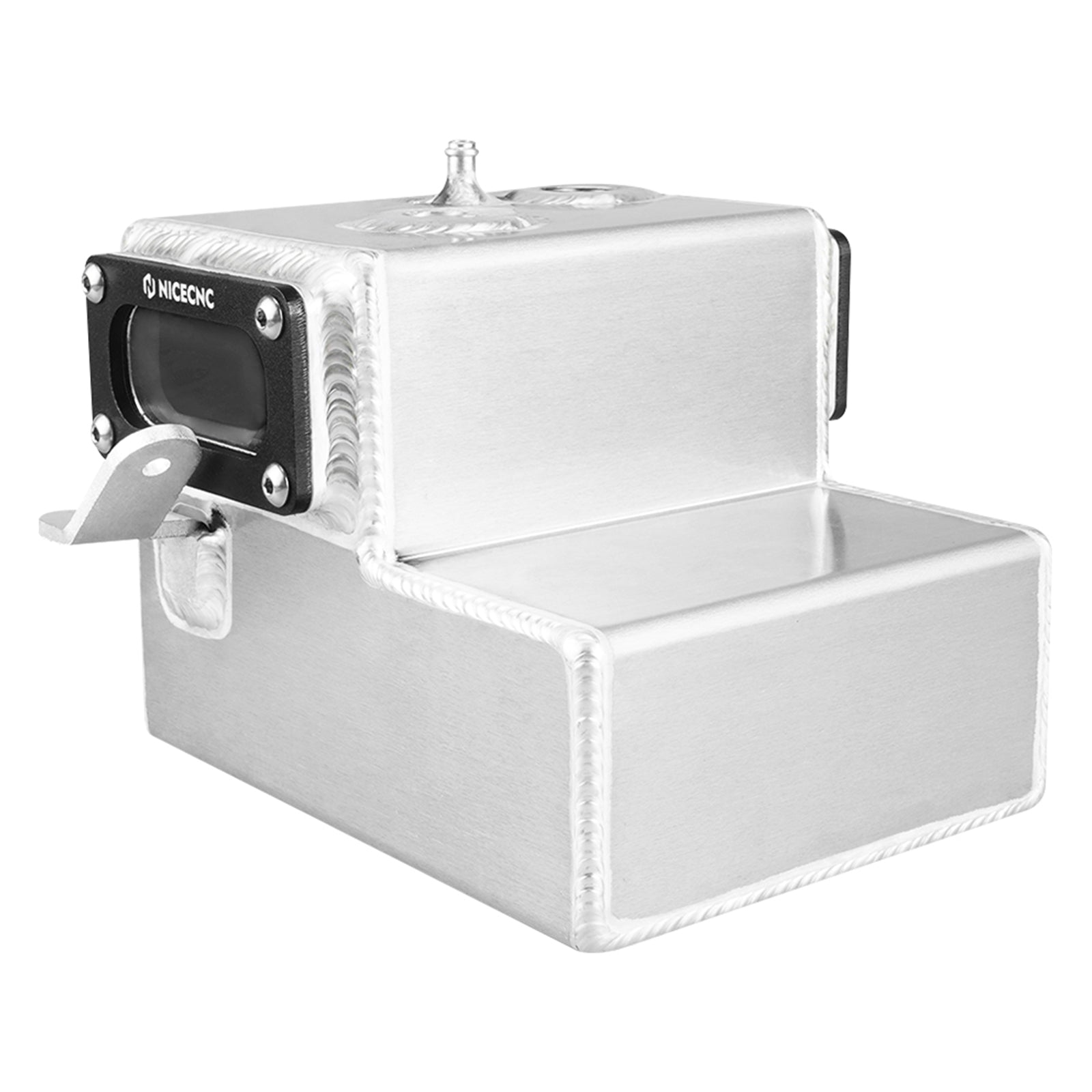 ATV Clear Oil Tank Cooler Reservoir Expansion Bottle For Yamaha Raptor 700 700R