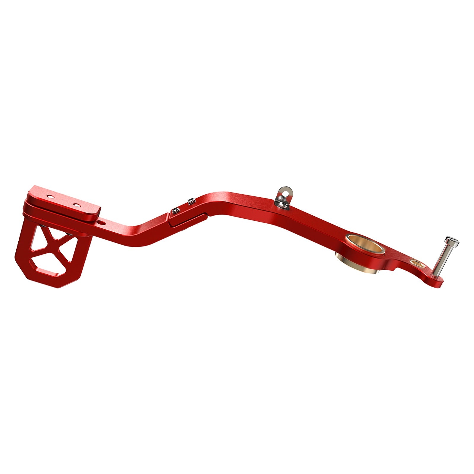ATV Folding Shift Lever + Adjustable Rear Foot Brake Pedal For Yamaha Raptor 700 R 13-26