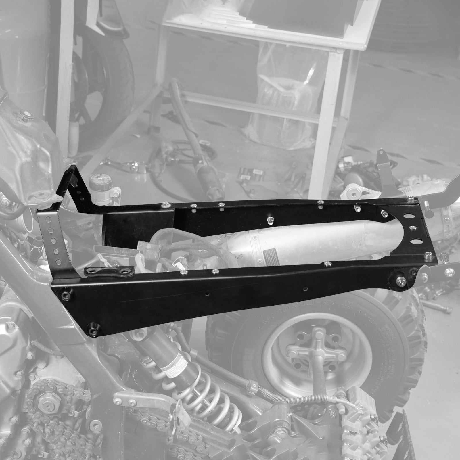ATV Rear Sub Frame Subframe Carbon Steel For Yamaha Raptor 700 700R 2006-2026