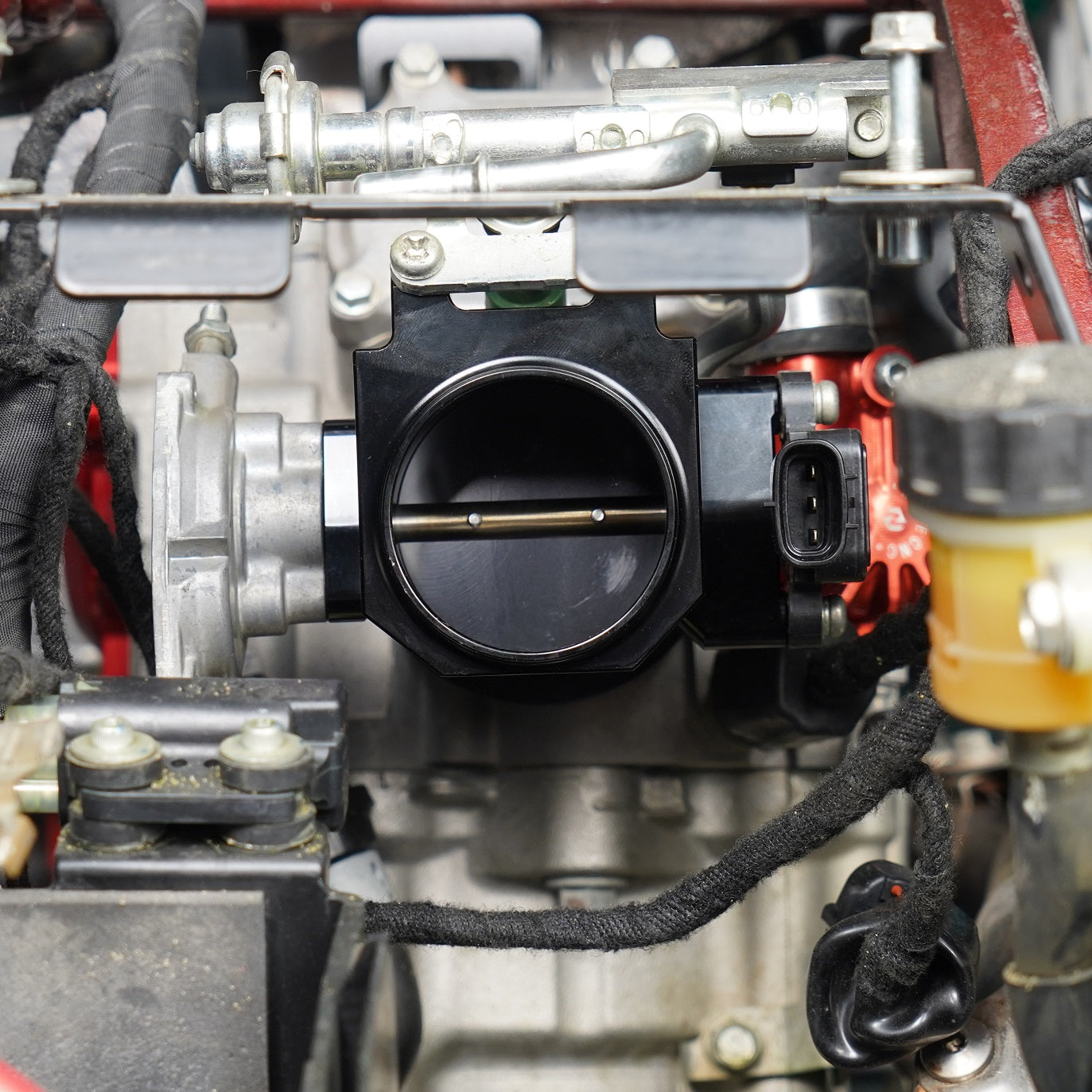 ATV 50MM Diameter Throttle Body Assembly Kit For Yamaha Raptor 700 700R
