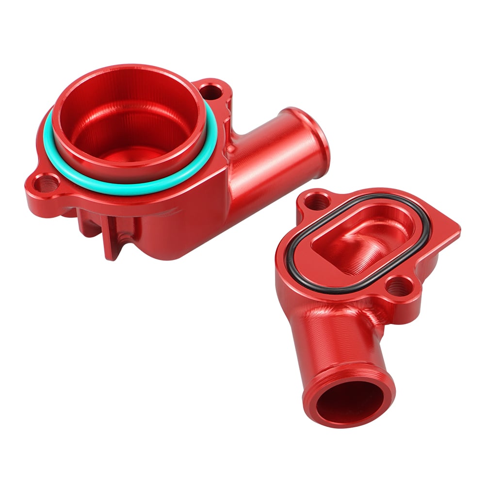 Inlet Outlet Water Pump Joint Thermostat Housing Cover For Yamaha Raptor 700 R 06-26