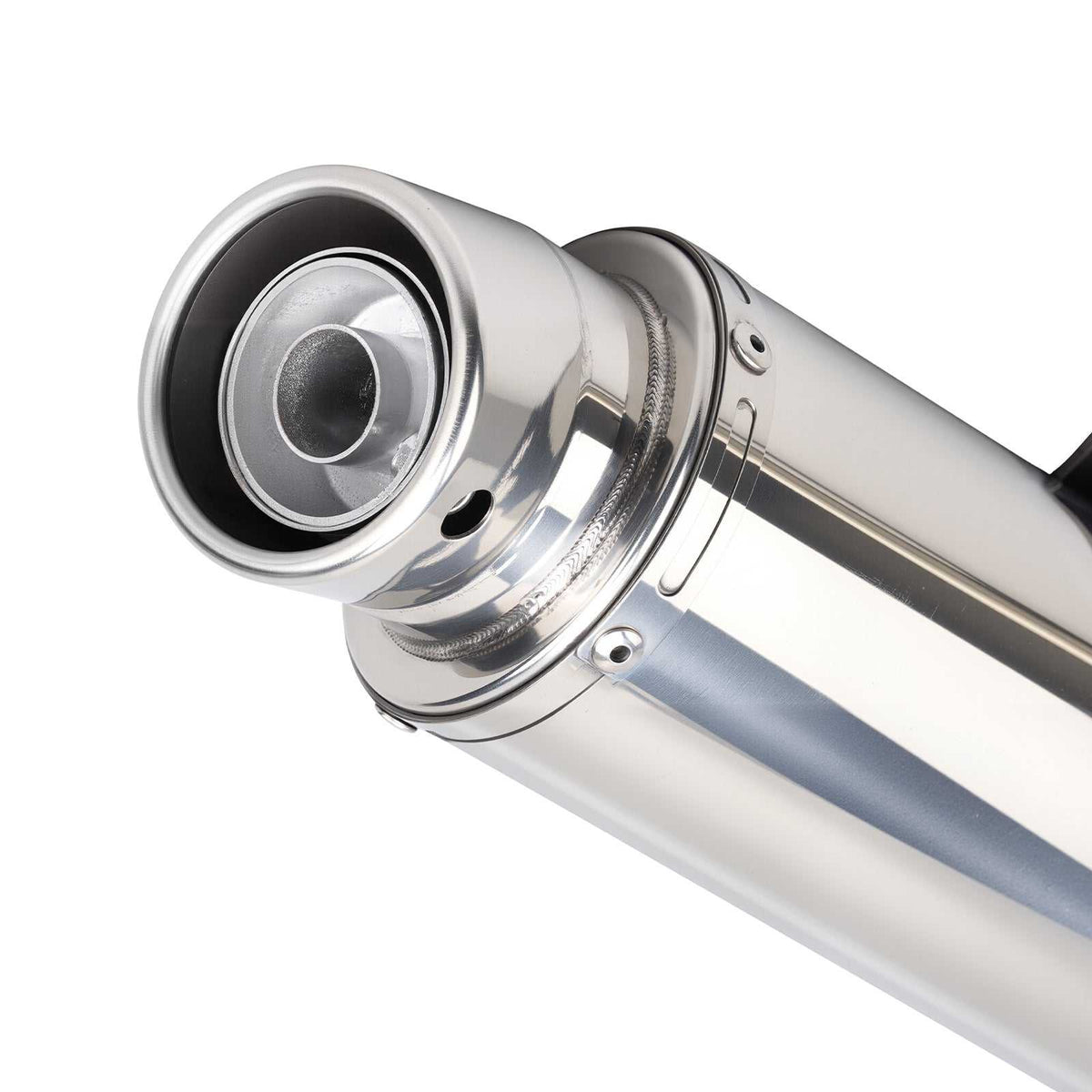 High-Exit Exhaust System Mid-Pipe + Muffler For Yamaha Tenere 700 2019-2024