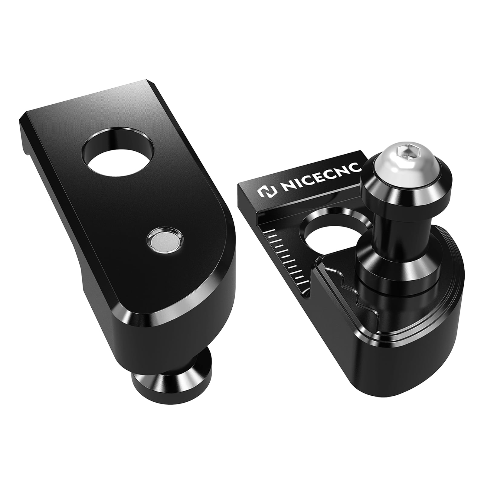 Chain Adjuster Blocks Swingarm Spools for Yamaha Tenere 700 2019-2024