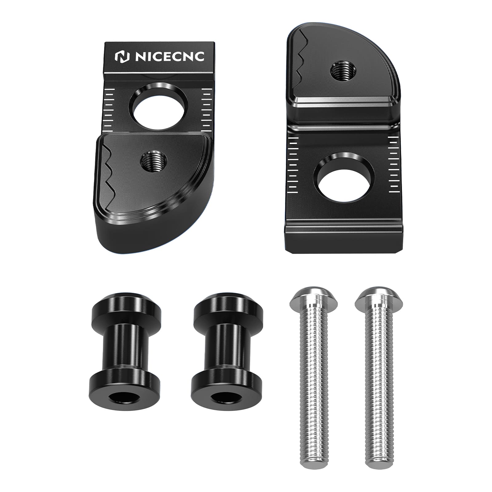 Chain Adjuster Blocks Swingarm Spools for Yamaha Tenere 700 2019-2024