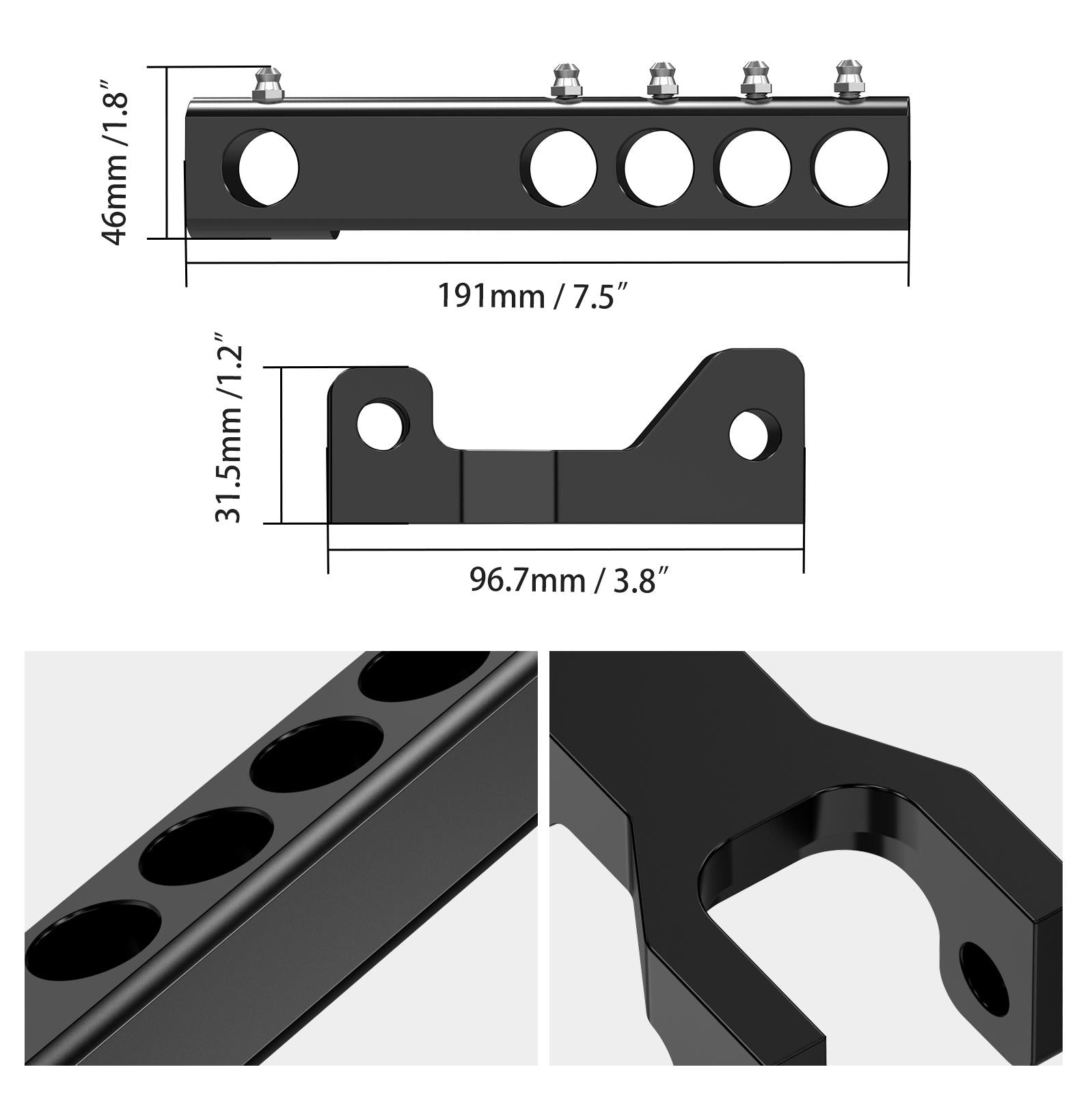 Kit d'abaissement avant + arrière A-Arms pour Yamaha Warrior Banshee 350