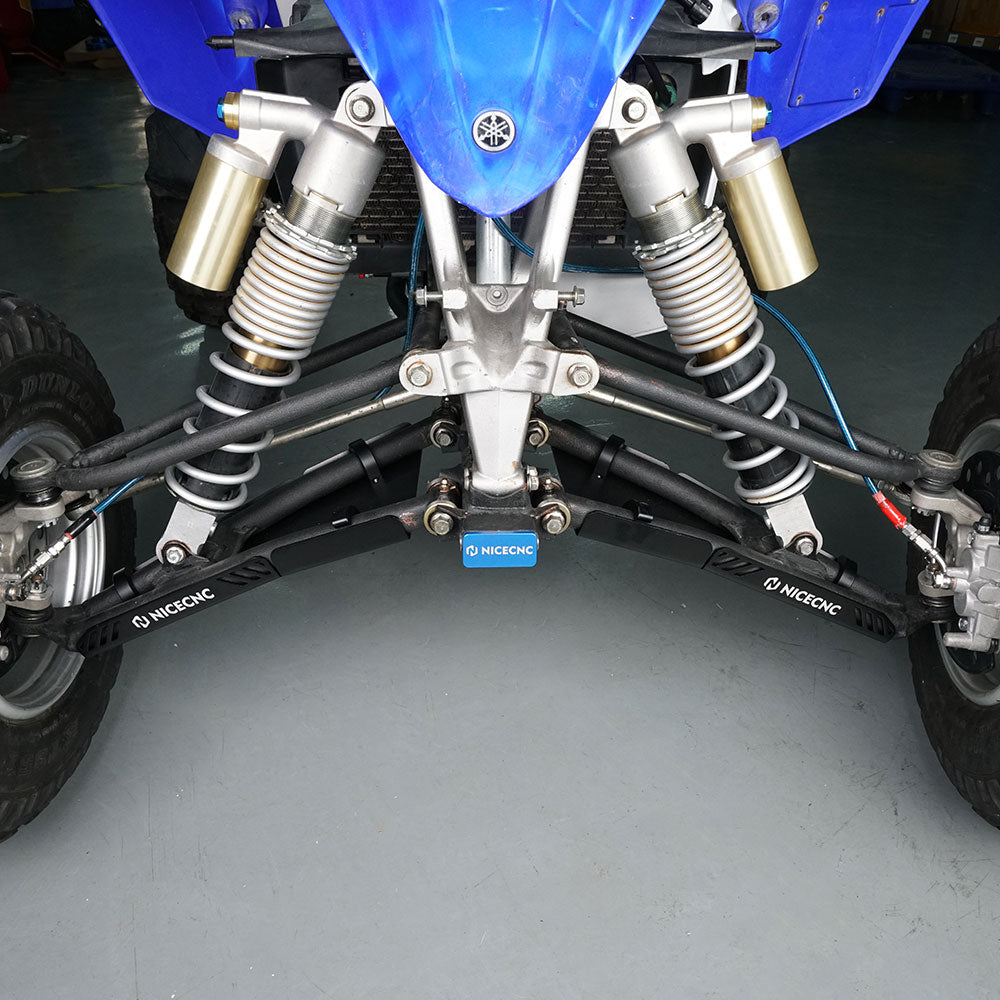 ATV Front A-Arm Skid Plate Guards Protector Kit For Yamaha YFZ450R 2009-2024