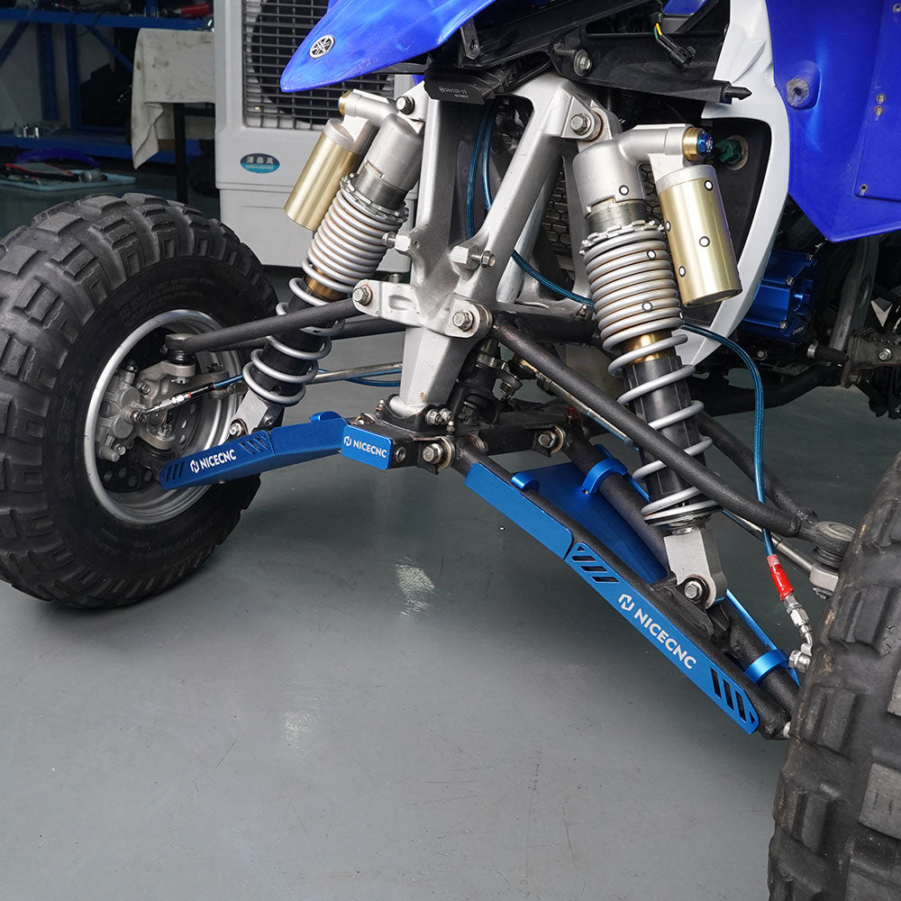 ATV Front A-Arm Skid Plate Guards Protector Kit For Yamaha YFZ450R 2009-2024