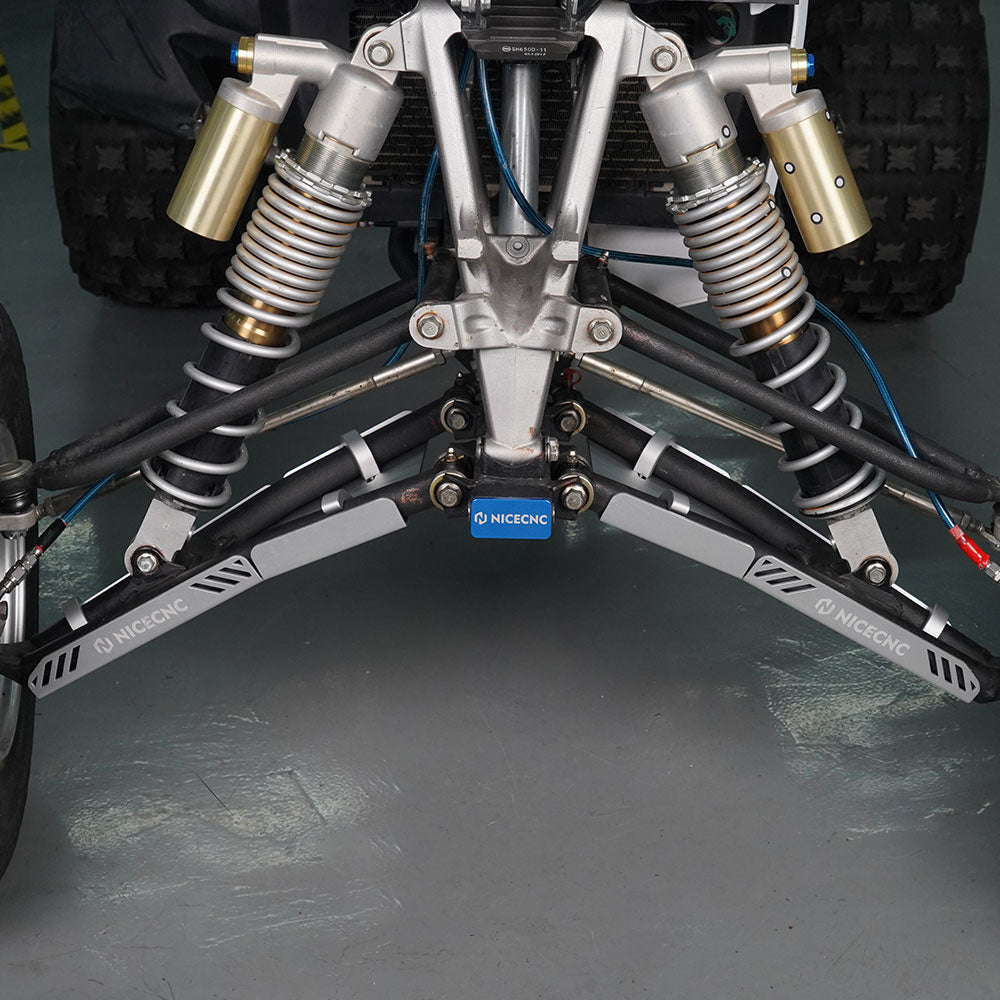 ATV Front A-Arm Skid Plate Guards Protector Kit For Yamaha YFZ450R 2009-2024