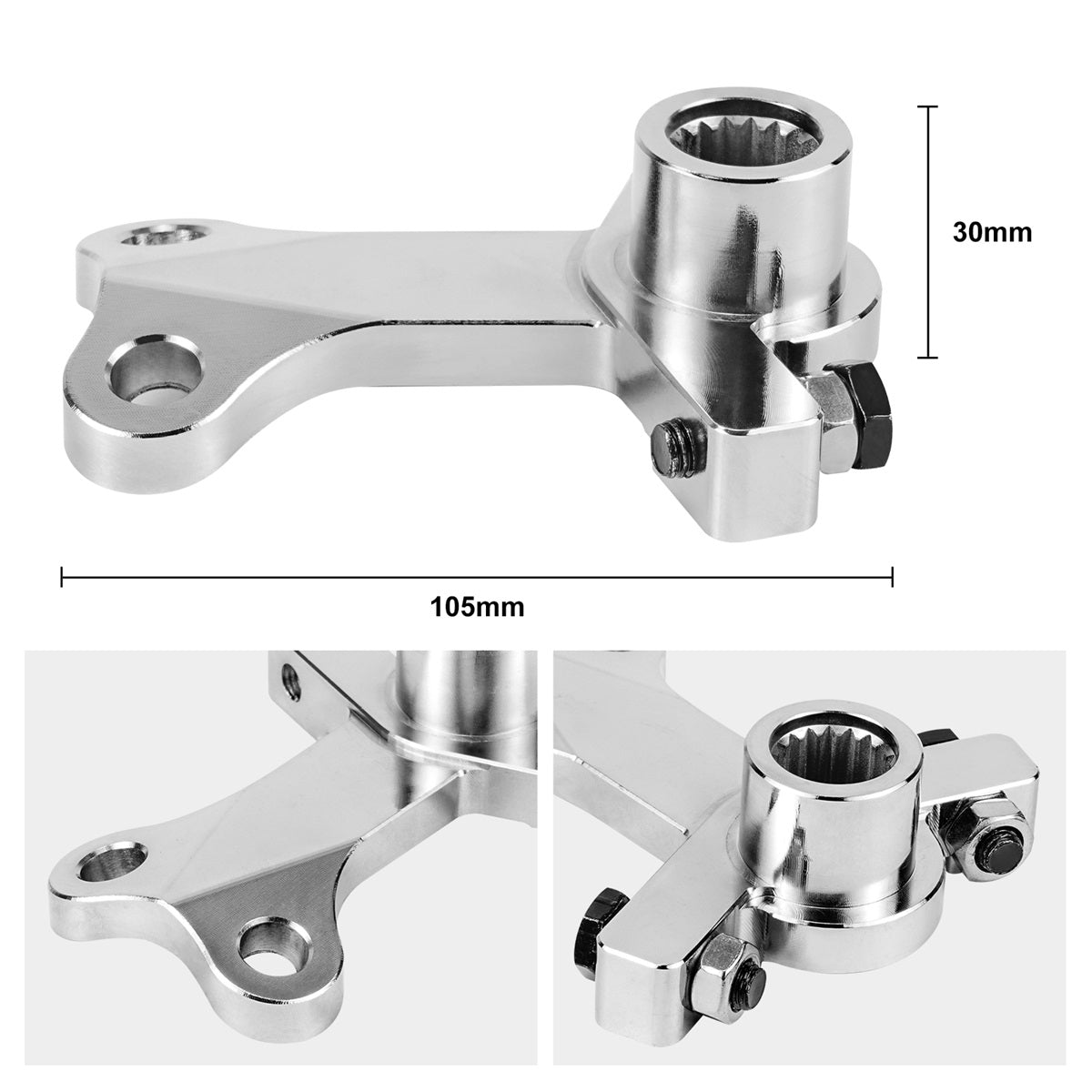 ATV Extended Steering Stem Pitman Arm For Yamaha YFZ450R YFZ450X