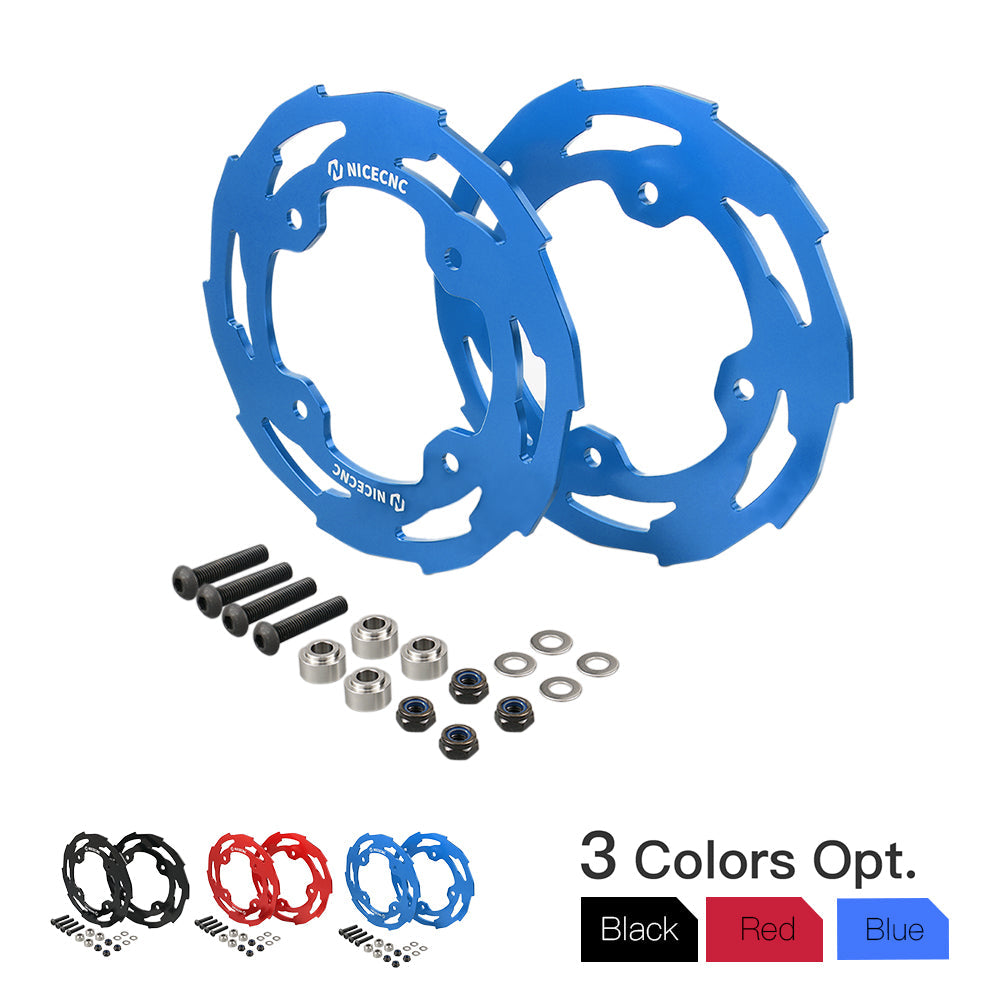 ATV Rear Wheel Dual Sprocket Covers Chain Guards For Yamaha YFZ450R