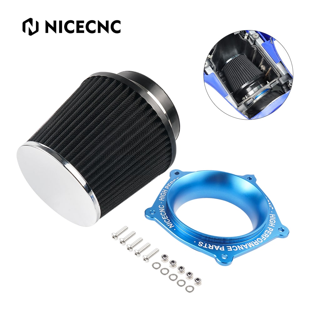 ATV High-Flow Air Filter Intake Cleaner Airbox Lid Cover Kit For Yamaha YFZ450R