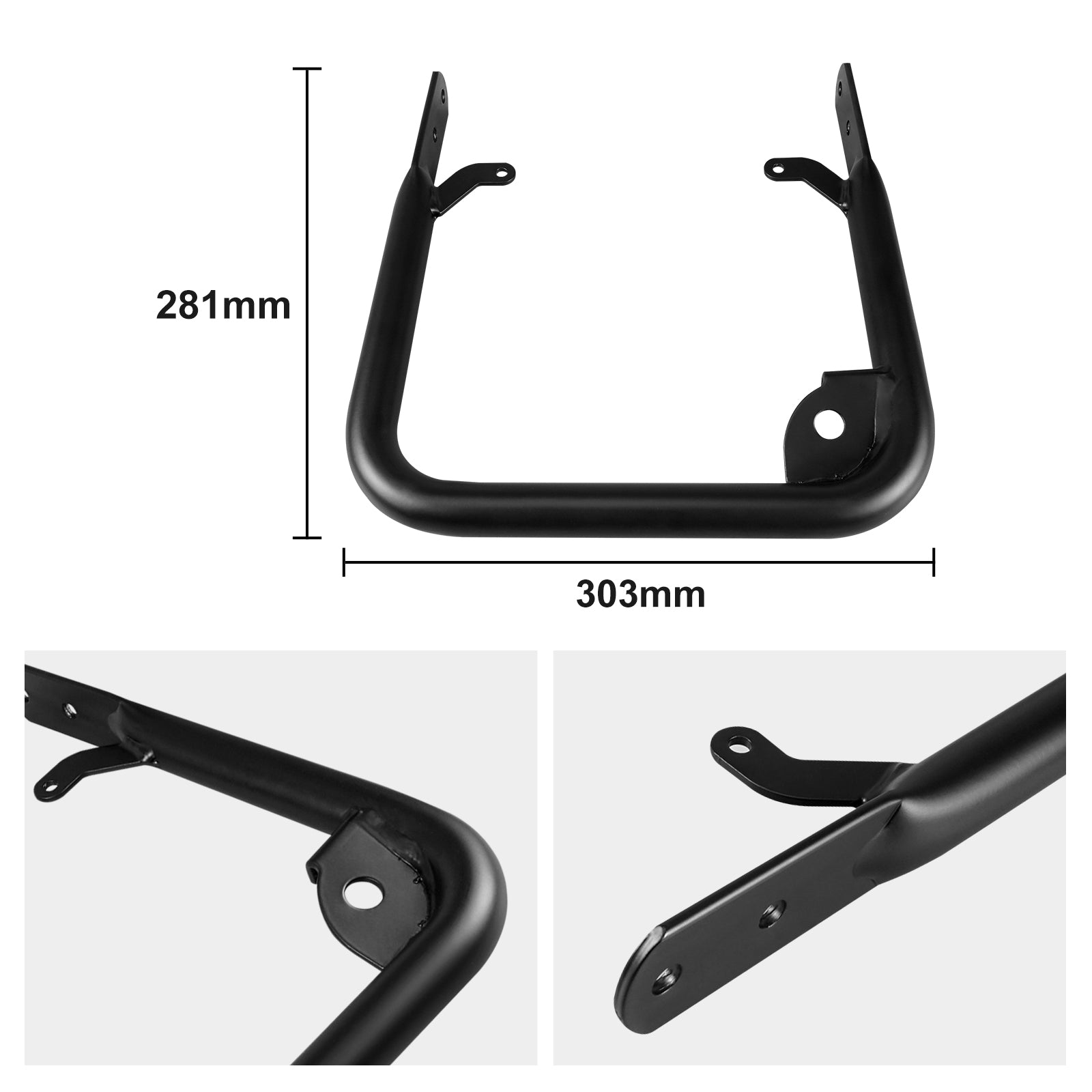 ATV Rear Grab Bar Bumper Luggage Carry Rack For Yamaha YFZ450R 2009-2023