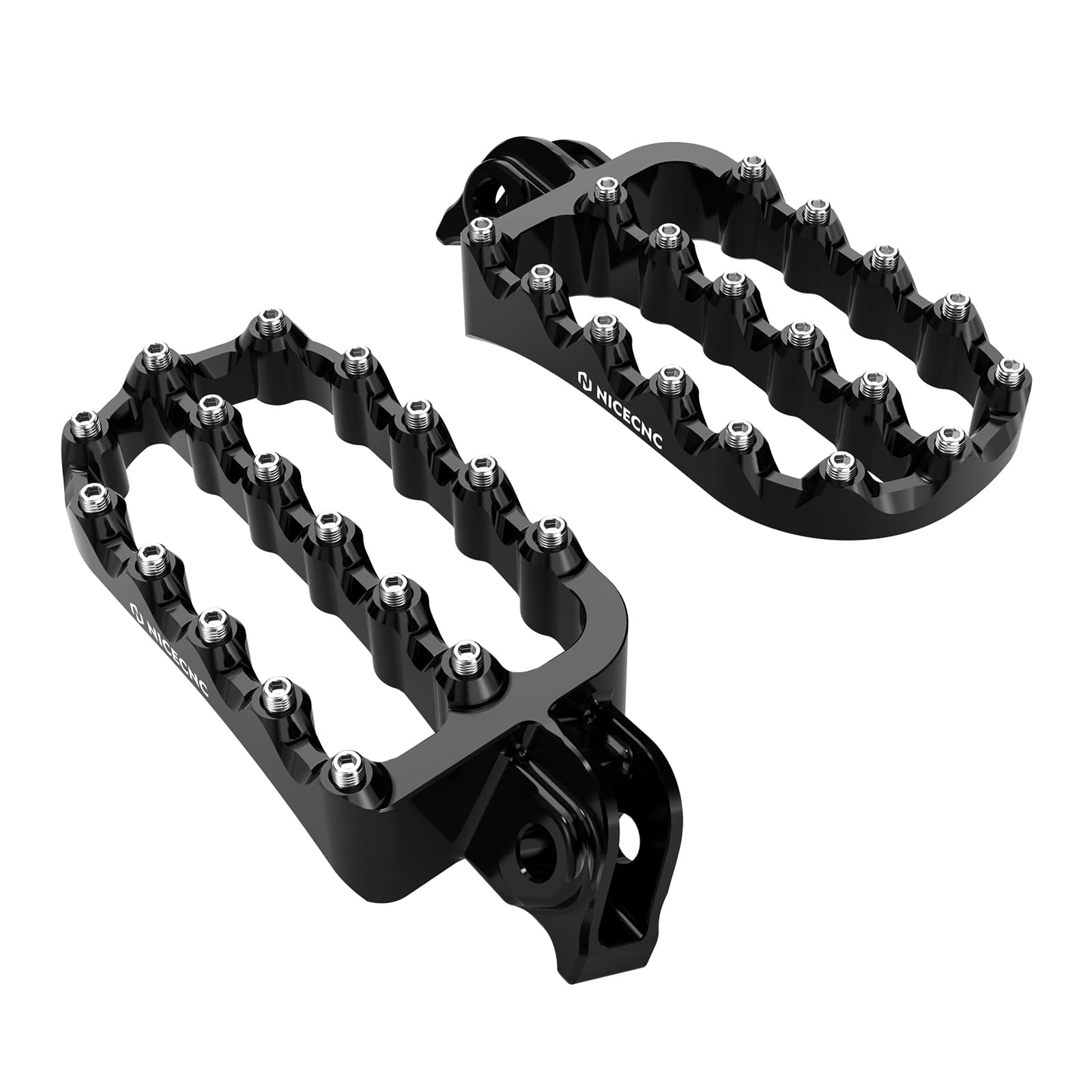 Forged 0° Horizontal Flat Wide Enlarged Foot Pegs For KTM 390 Adventure 2020-2024