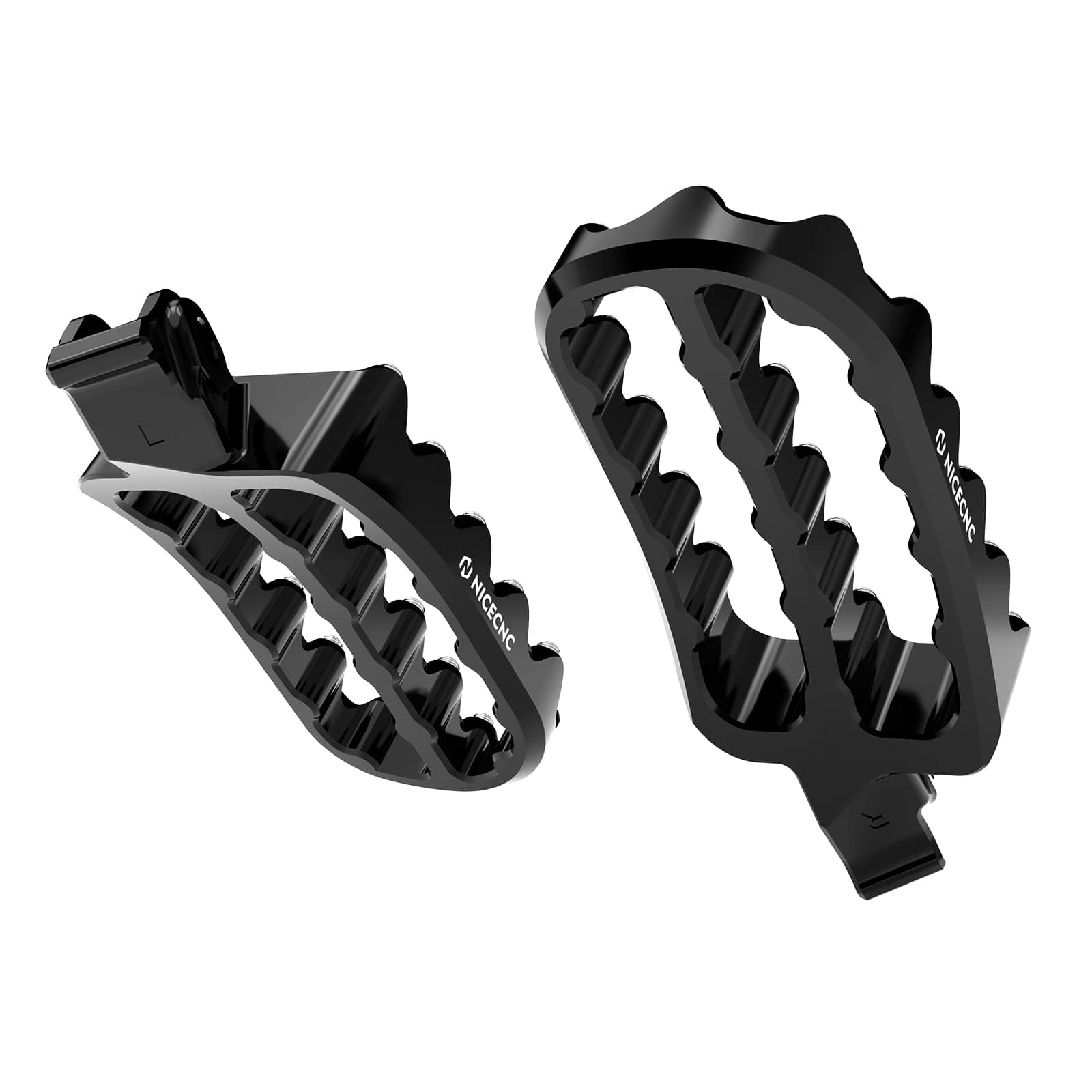 Forged 0° Horizontal Flat Wide Enlarged Foot Pegs For KTM 390 Adventure 2020-2024