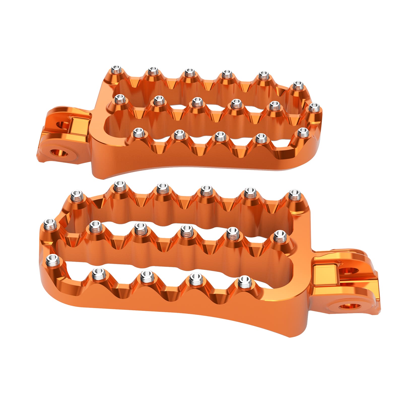 Forged 0° Horizontal Flat Wide Enlarged Foot Pegs For KTM 390 Adventure 2020-2024