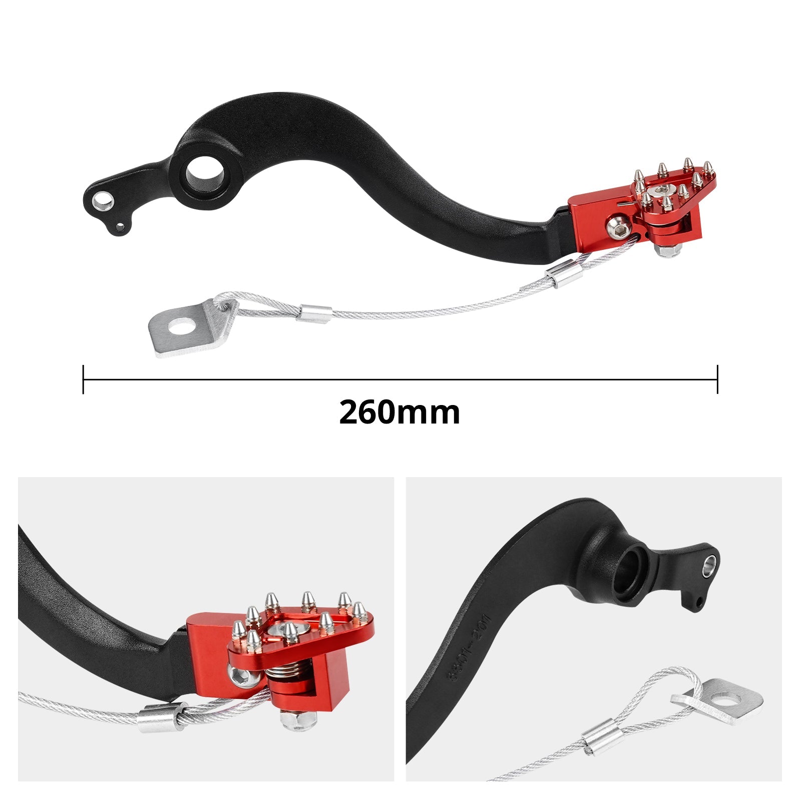 Rear Brake Lever Pedal Arm Tip For Honda CRF250R 2004-2020 CRF450R 2005-2020