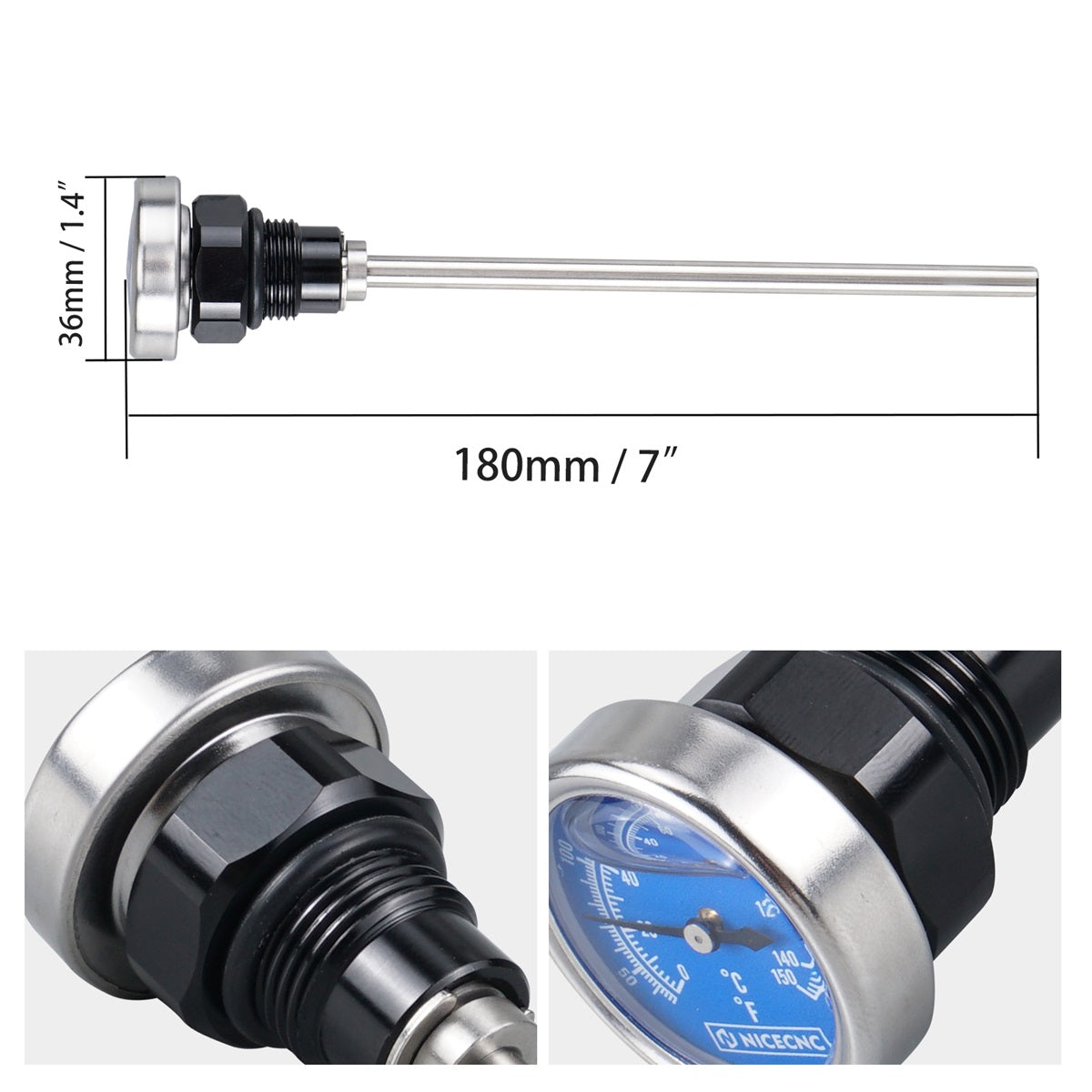 Oil Temperature Dipstick For Suzuki DRZ400/S/SM 2000-2024