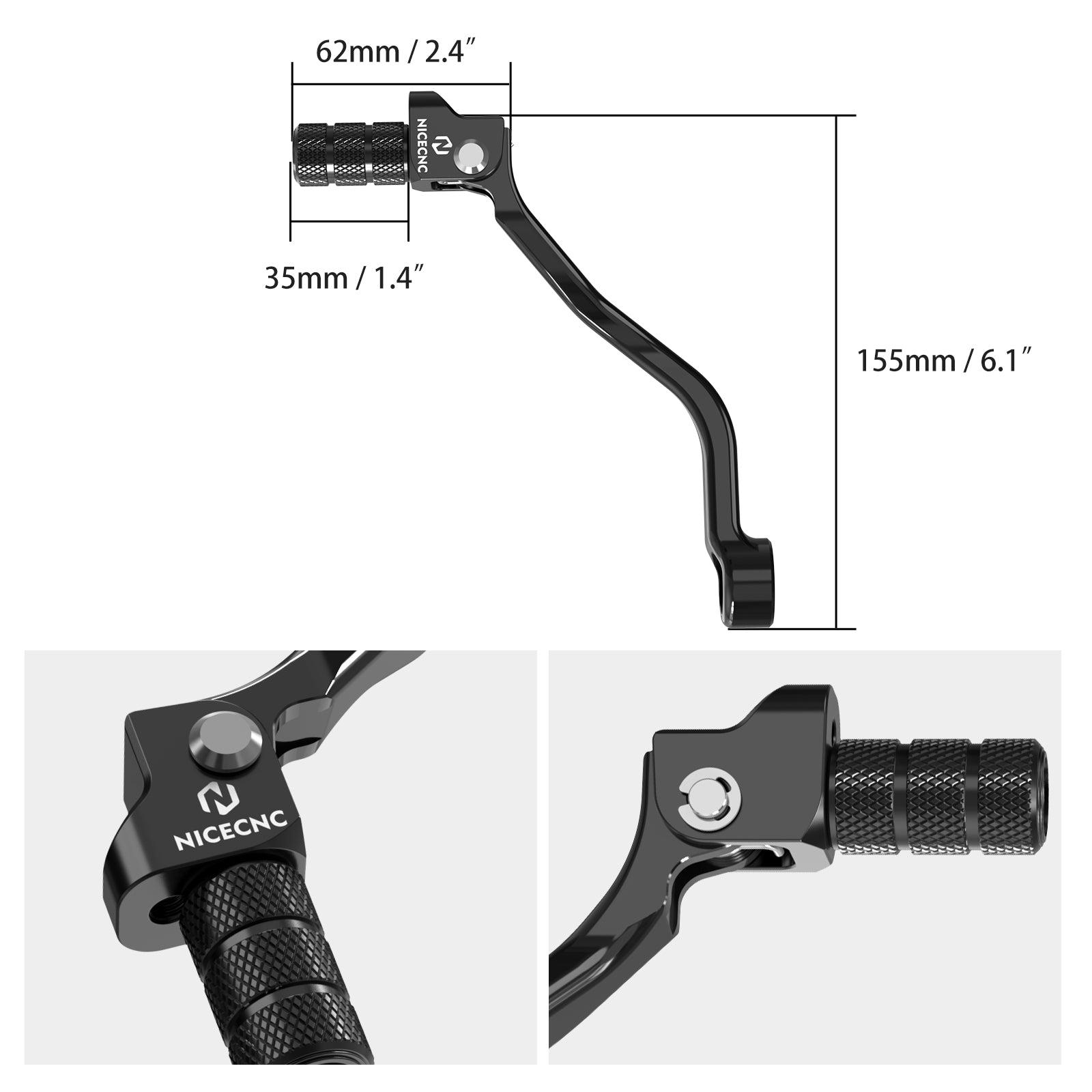 Forged Folding Gear Shift Lever For KTM Husqvarna 125-300 2023-2025 Gas Gas 125-350 2024