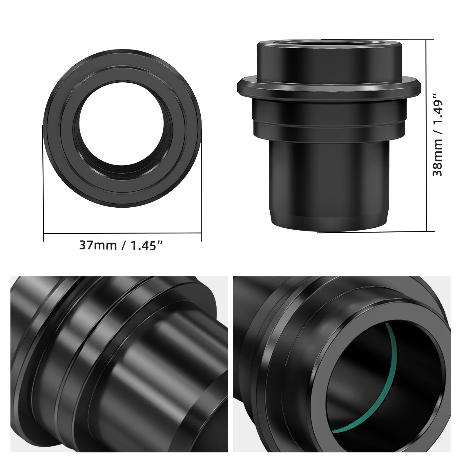 Front Rear Wheel Spacers Hub Collars Kit For Stark Varg EX MX 2024-2025