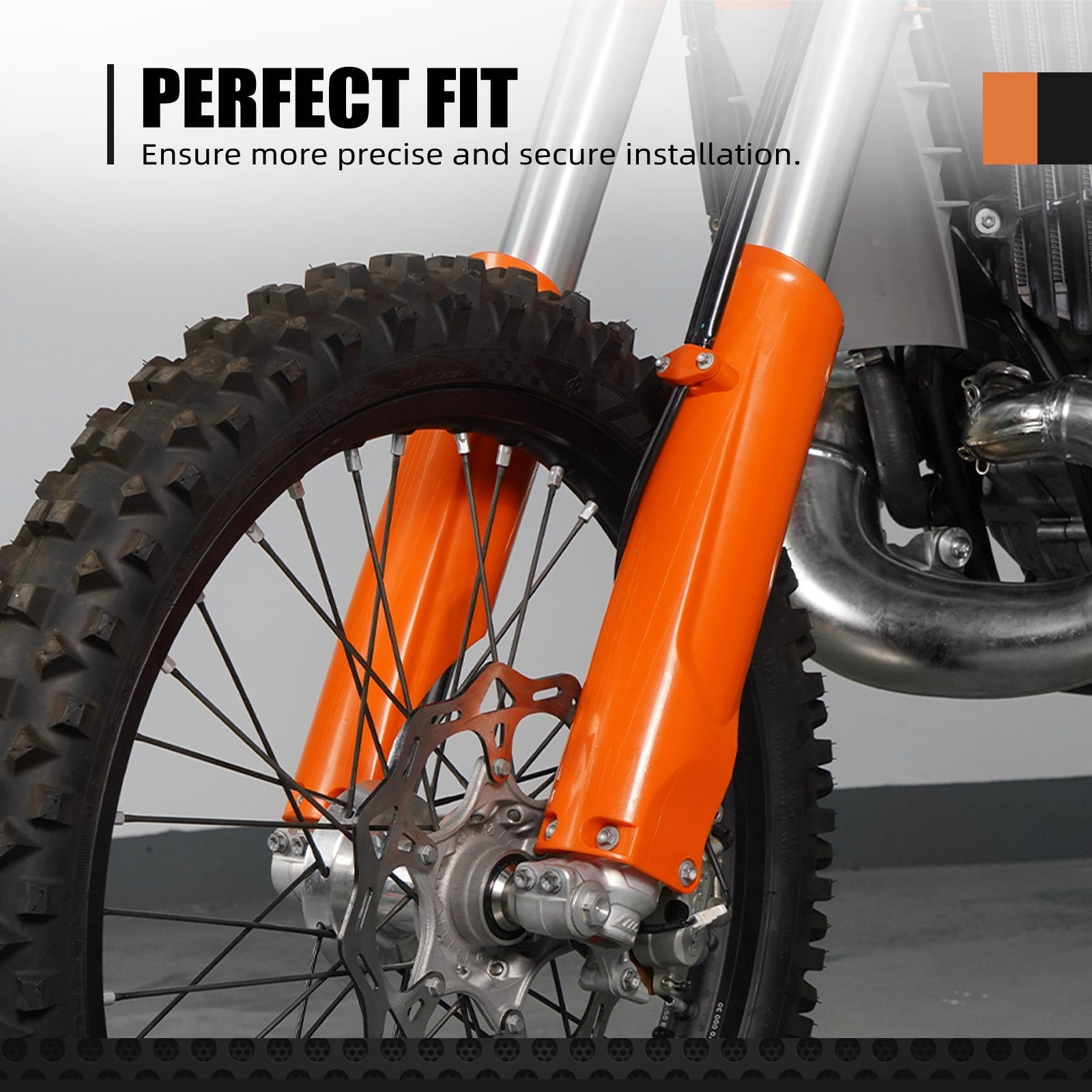 Full Coverage Front Lower Fork Guards For KTM 350 500 EXC-F 2024