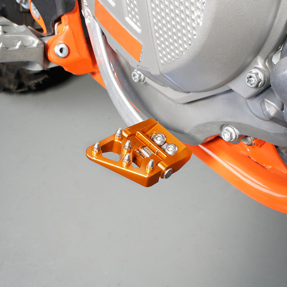 Folding Brake Pedal Tip For KTM 125-500 XC/SXF/EXC Husqvarna 125-501 TE/TC/FC 17-24 GasGas EX/ EC/ MC 125-300 21-24
