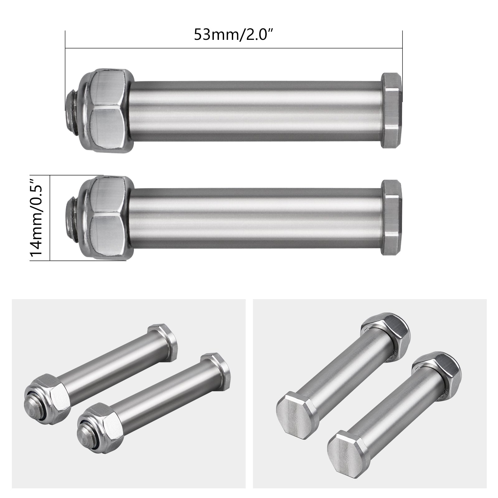 Footpeg Foot Rest Pedal Mount Pins For KTM 350 500 EXC-F 2024