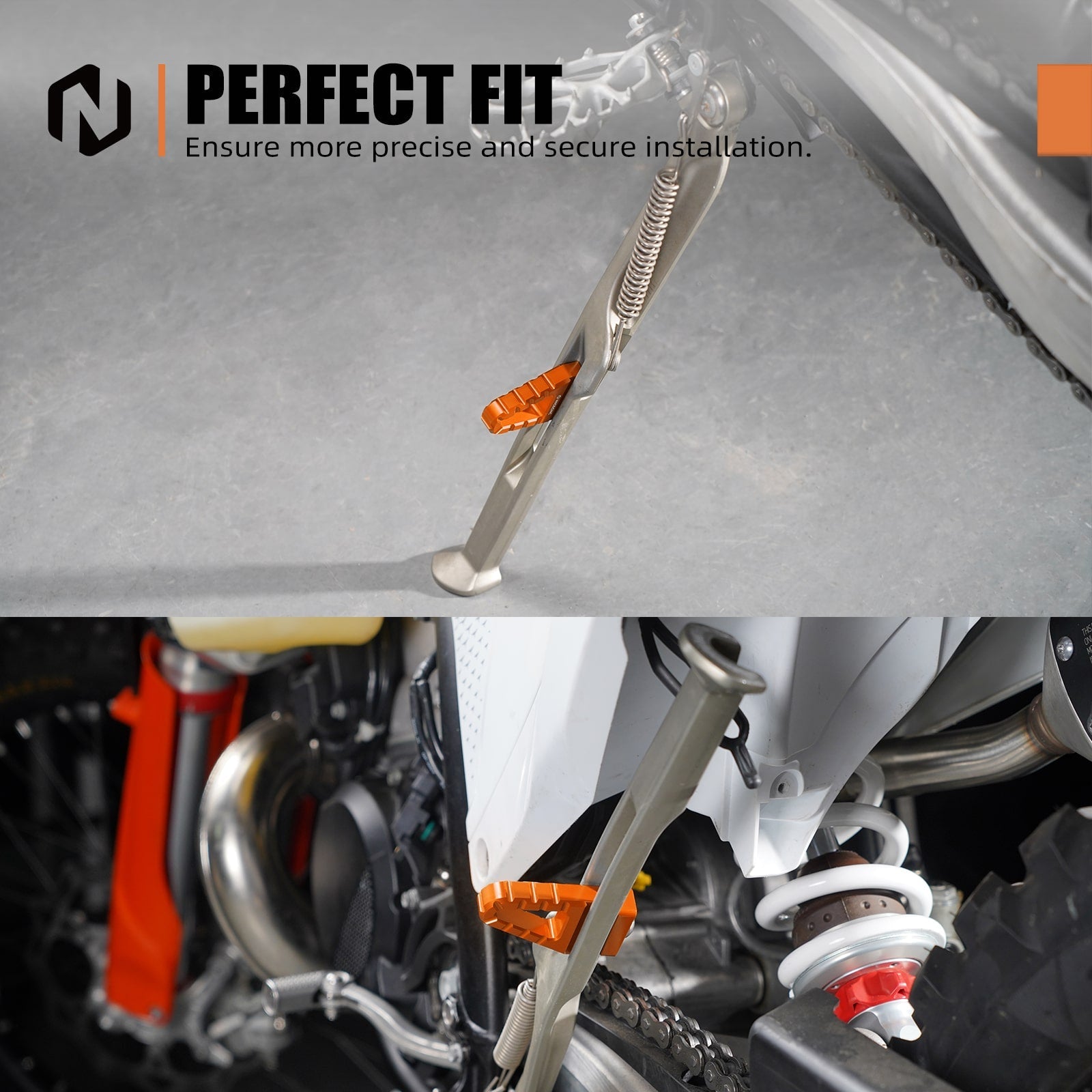 Side Stand Kickstand Peg For KTM 350 500 EXC-F 2024-2025