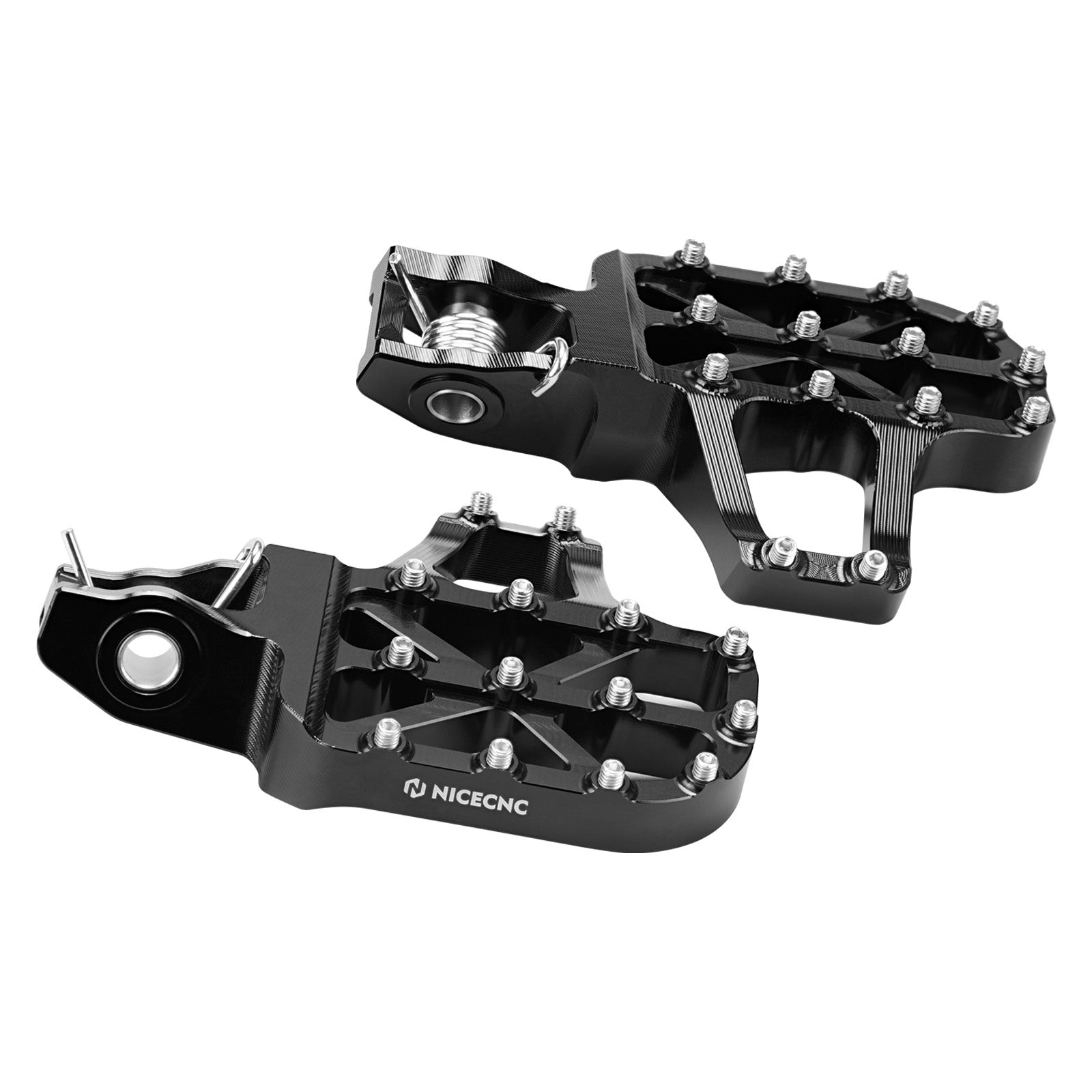 Forged Extender Foot Pegs + Rear Brake Pedal Tip For Stark Varg EX / MX 2024-2025
