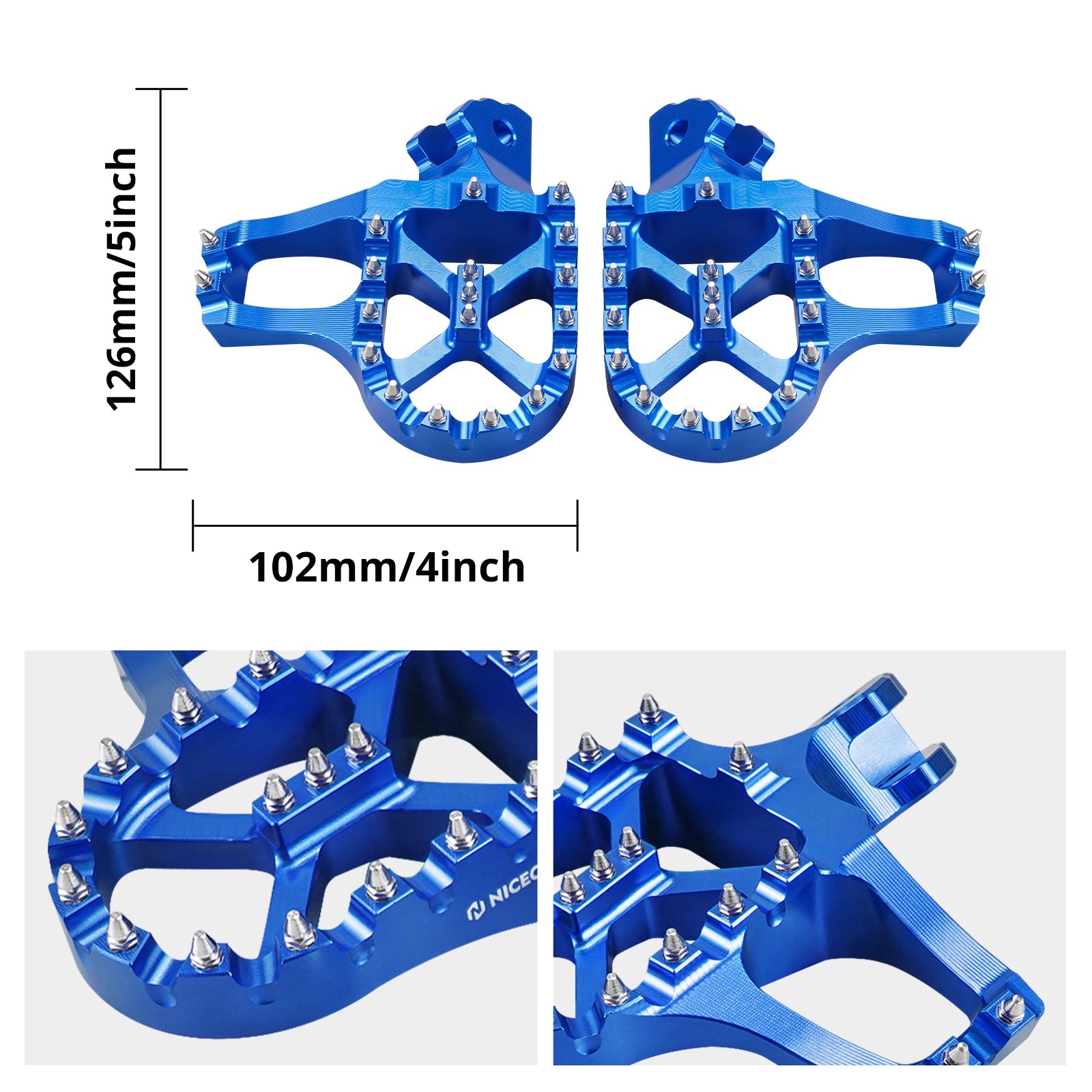 Hydraulic Rear Foot Brake + Extender Footrest + Support Brace For Surron Light Bee X S