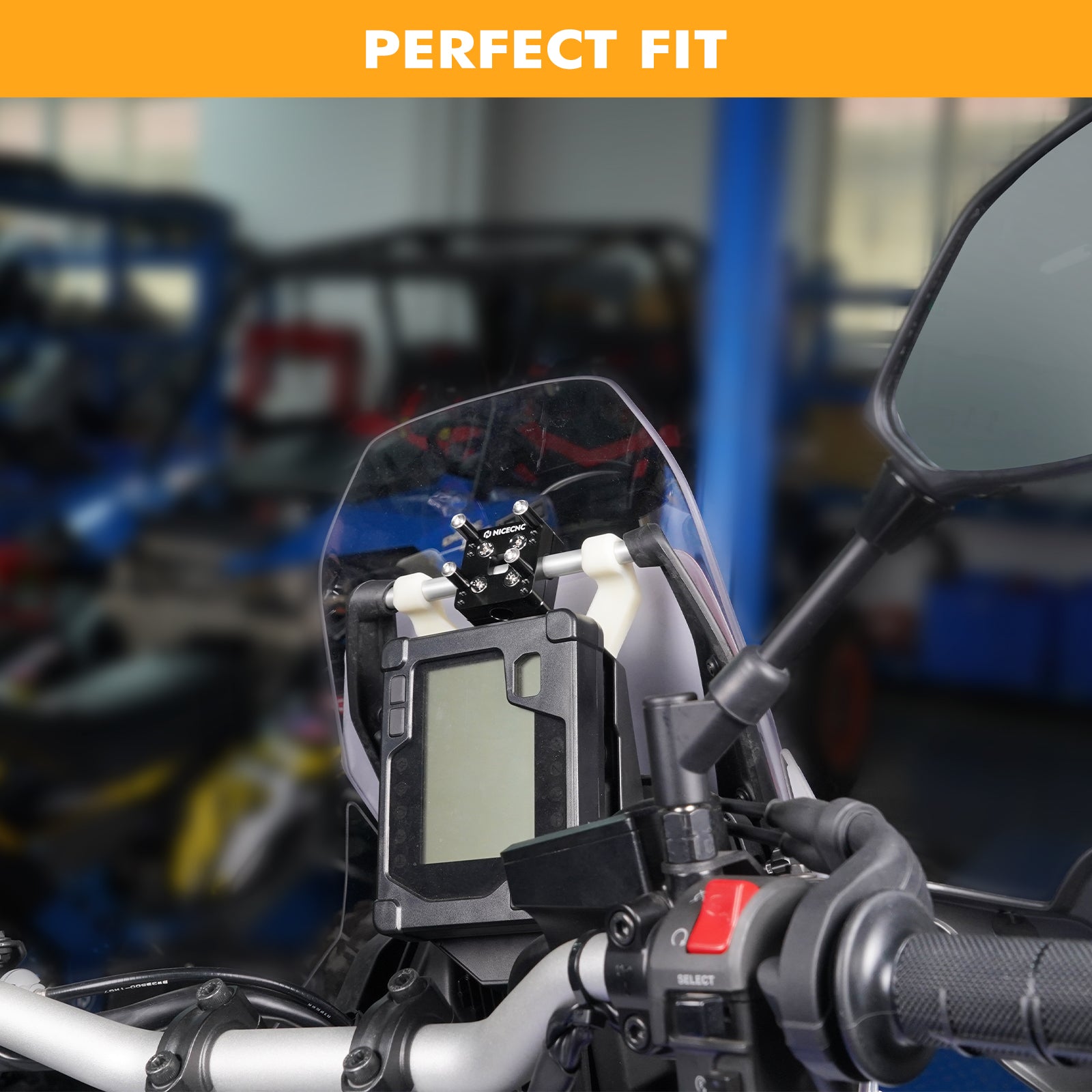 Roadbook Mounting Arms + GPS Holder Bar Clamp For KTM 690 Enduro SMC R 2008-2023