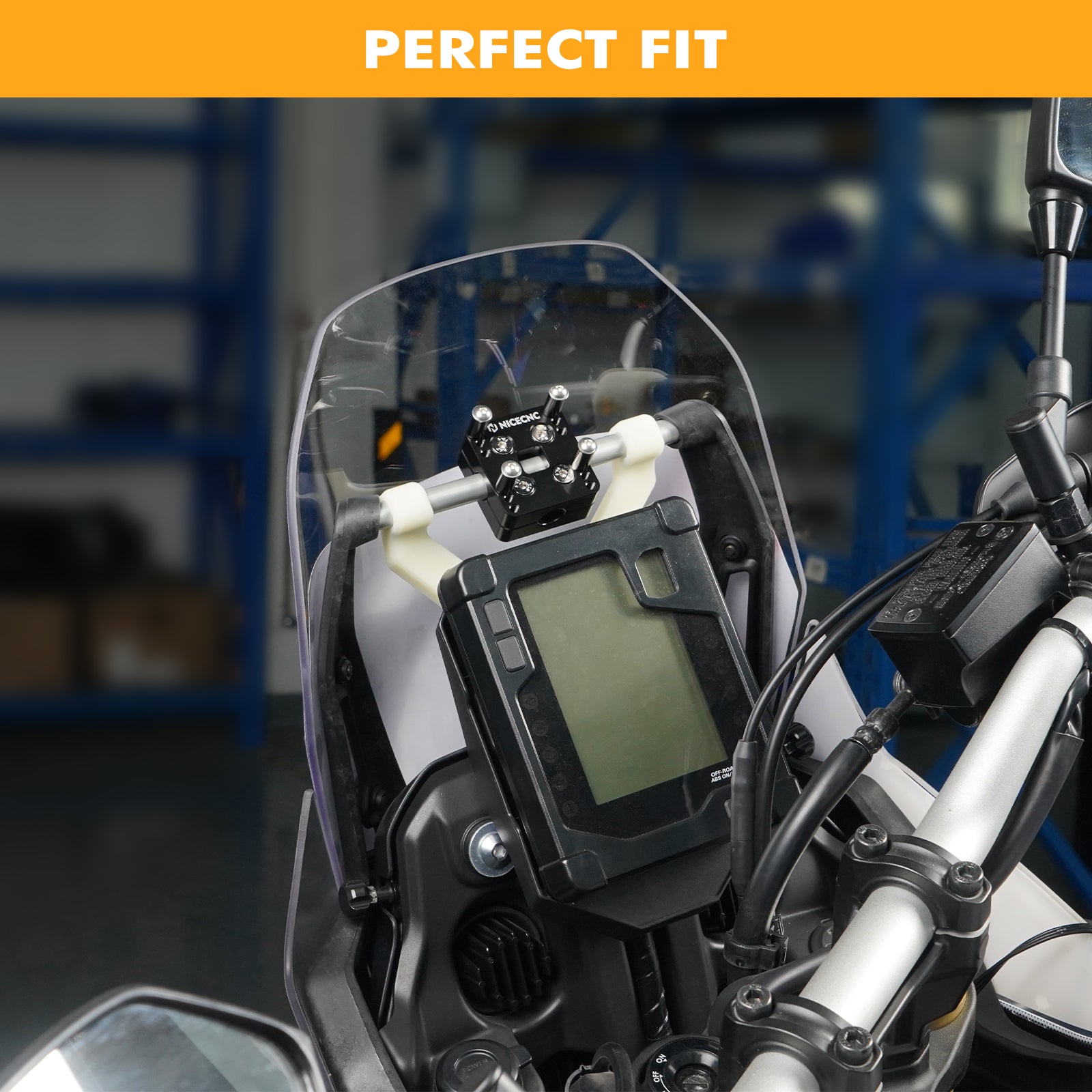 Roadbook Mounting Arms + GPS Holder Bar Clamp For KTM 690 Enduro SMC R 2008-2023