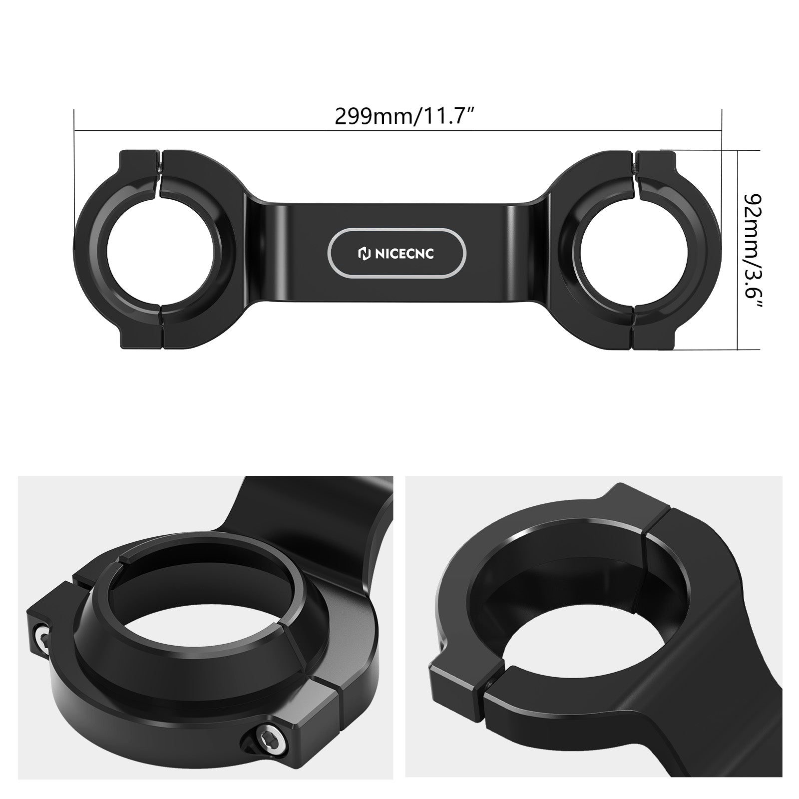 Front Method Fork Brace Stabilizer For Harley Sportster 1200 48 72 XL Iron 883 XL883N