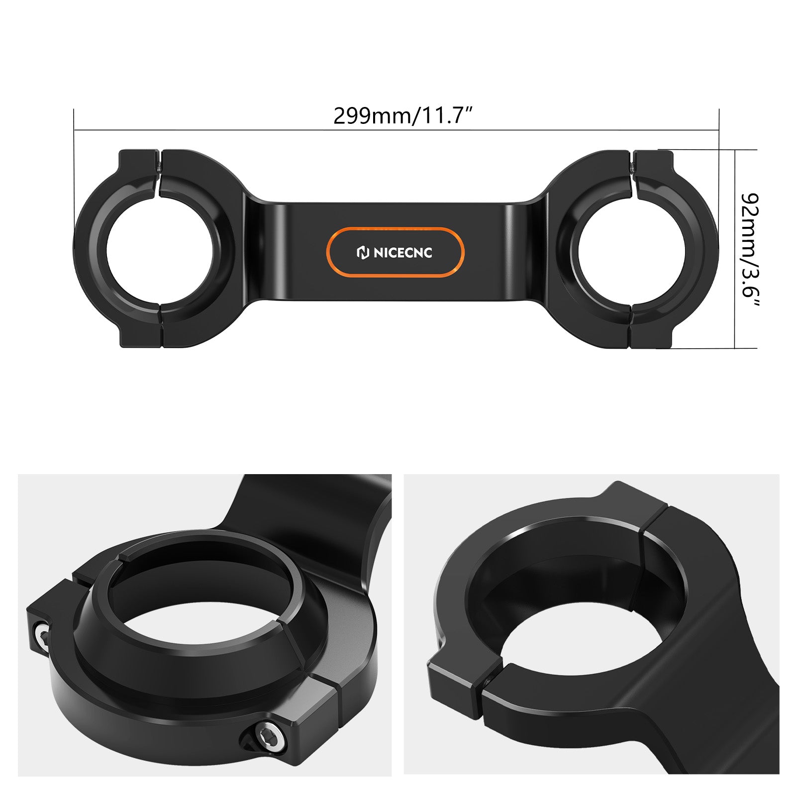 Front Method Fork Brace Stabilizer For Harley Sportster 1200 48 72 XL Iron 883 XL883N