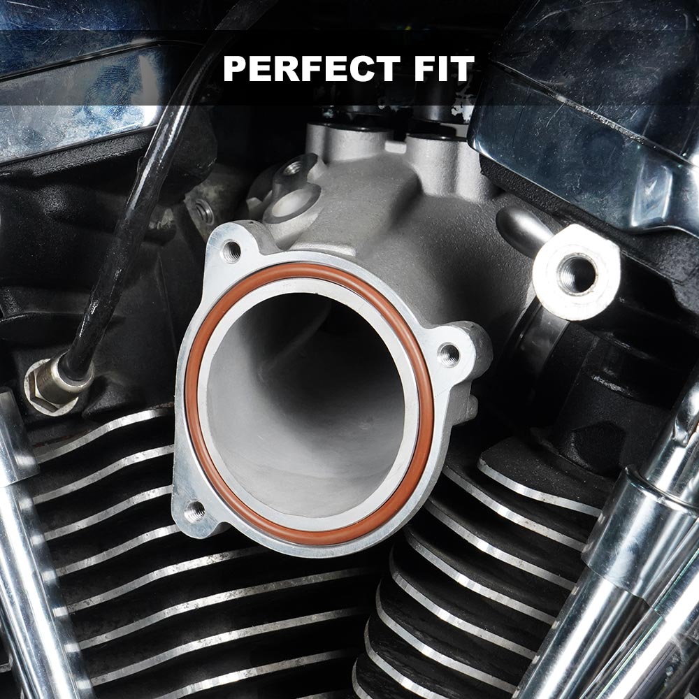 57mm M8 Engine Air Intake Manifold For Harley Softail Fat Boy Street Bob Low Rider