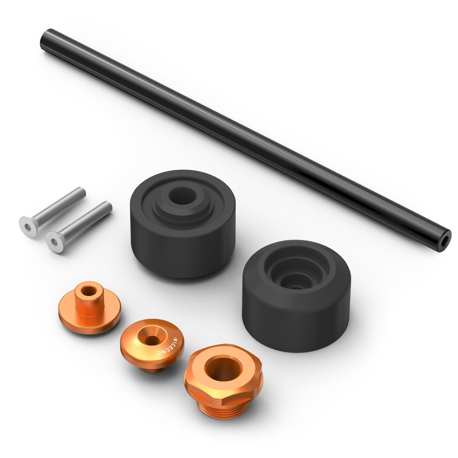 Front Axle Slider Crash Bung Kit For KTM 250 390 Duke RC 390 Adventure R