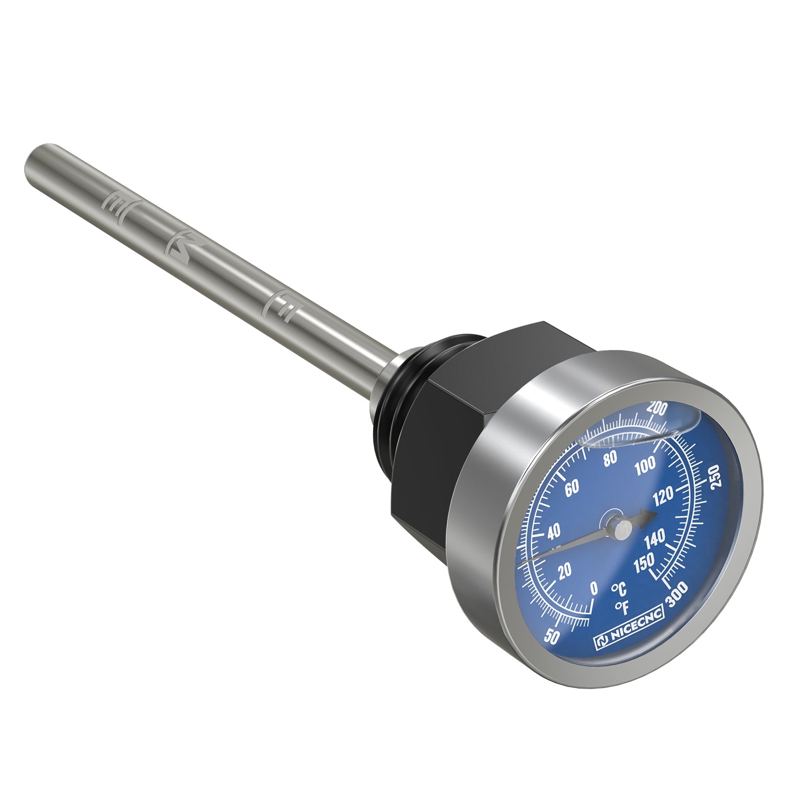 ATV Engine Oil Dipstick Level Plug w/Temp Gauge For Yamaha YFZ450R 2009-2024