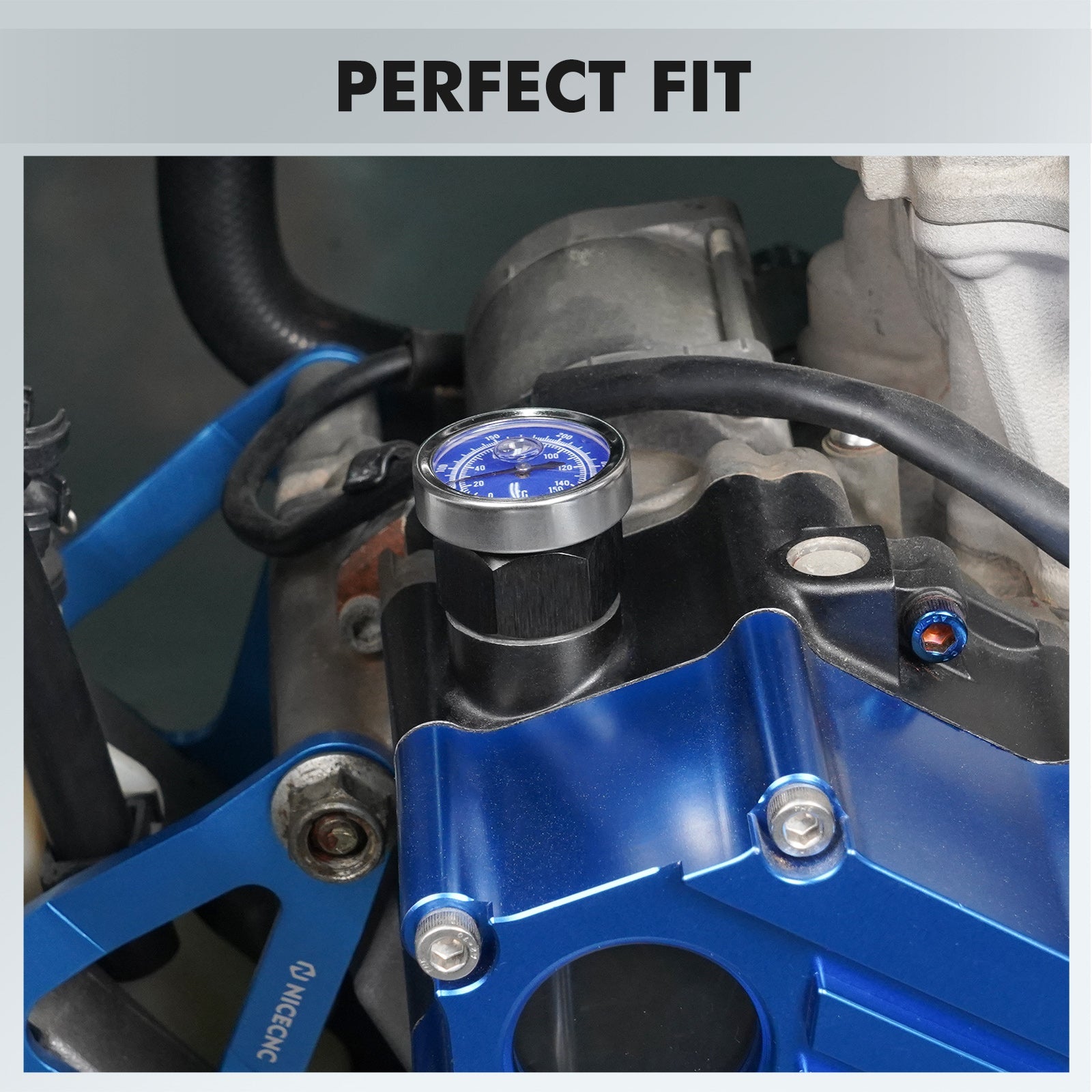 ATV Engine Oil Dipstick Level Plug w/Temp Gauge For Yamaha YFZ450R 2009-2024