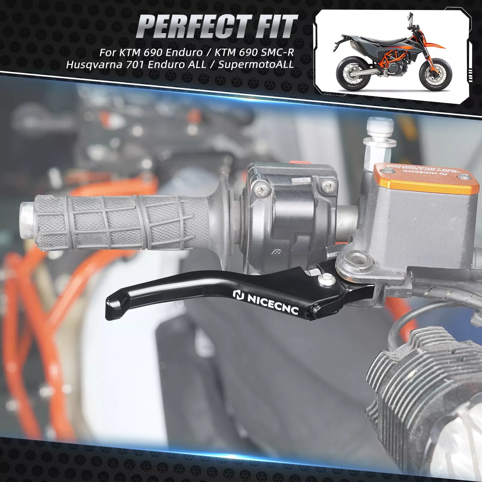 Shorty Brake Clutch Lever Set For KTM 690 Enduro SMC R 2024