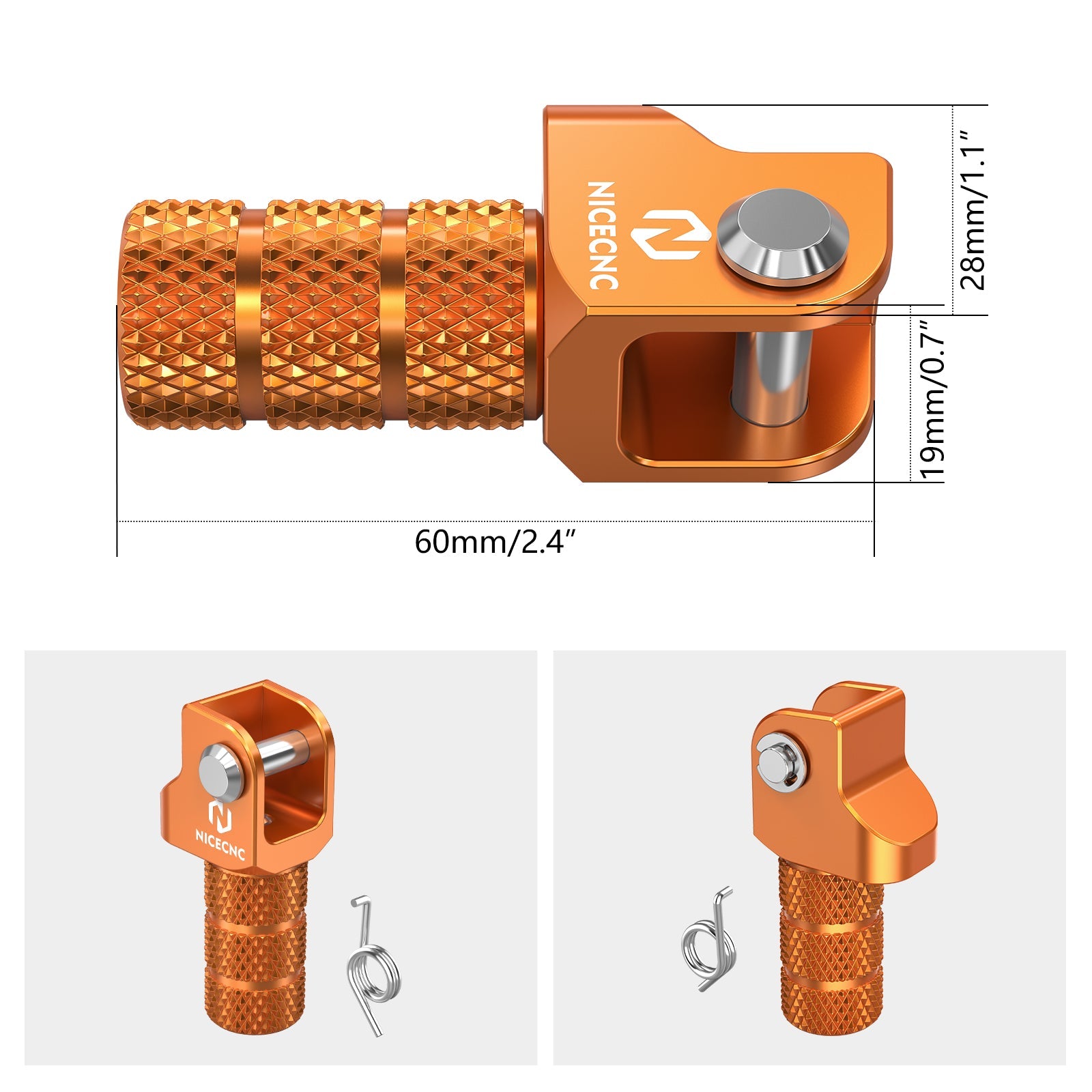 Adjustable Gear Shift Lever Tip For KTM 125 350 500 EXC-F 2004-2015