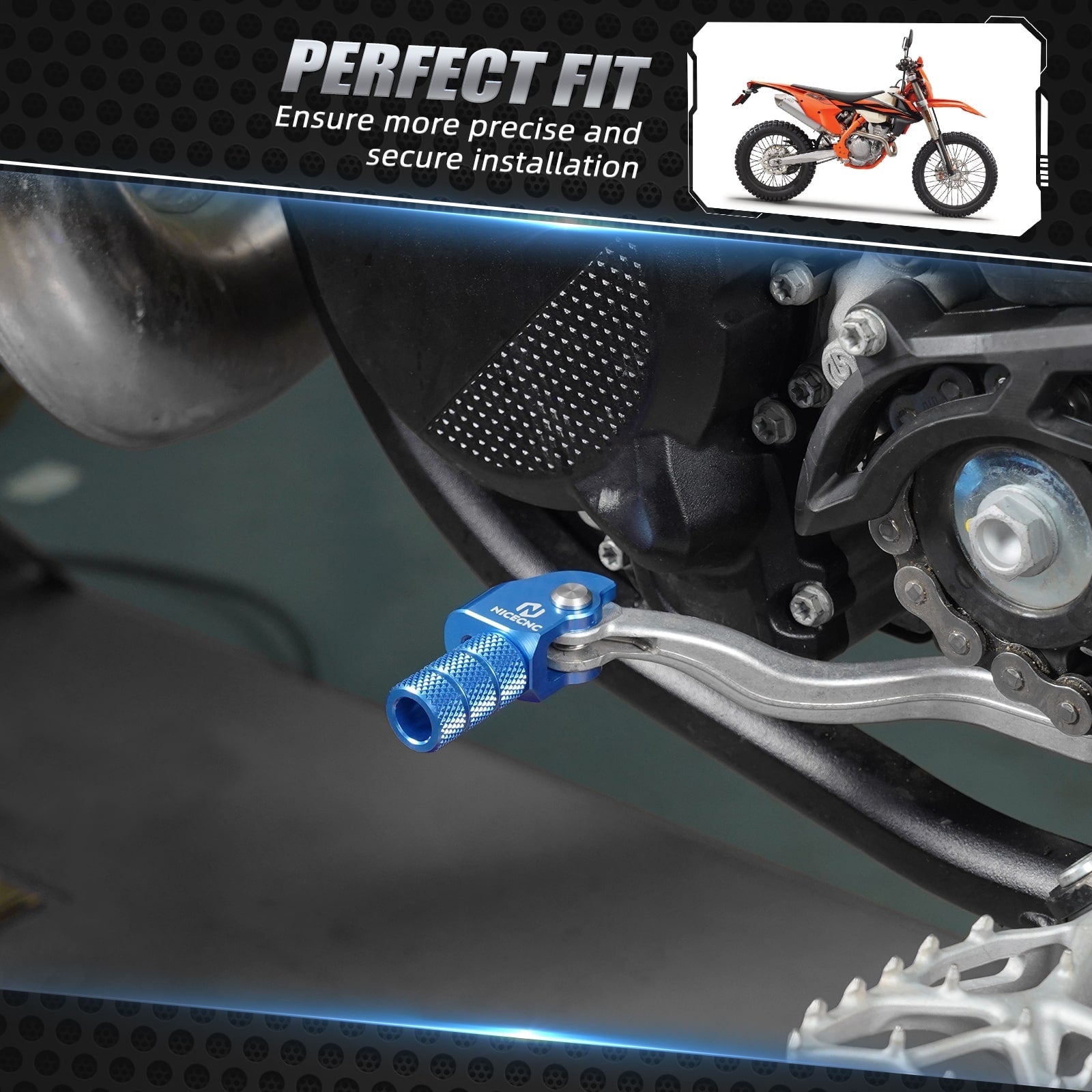 Adjustable Shift Lever Tip For KTM 350 500 XCF EXCF XCW 2017-2024