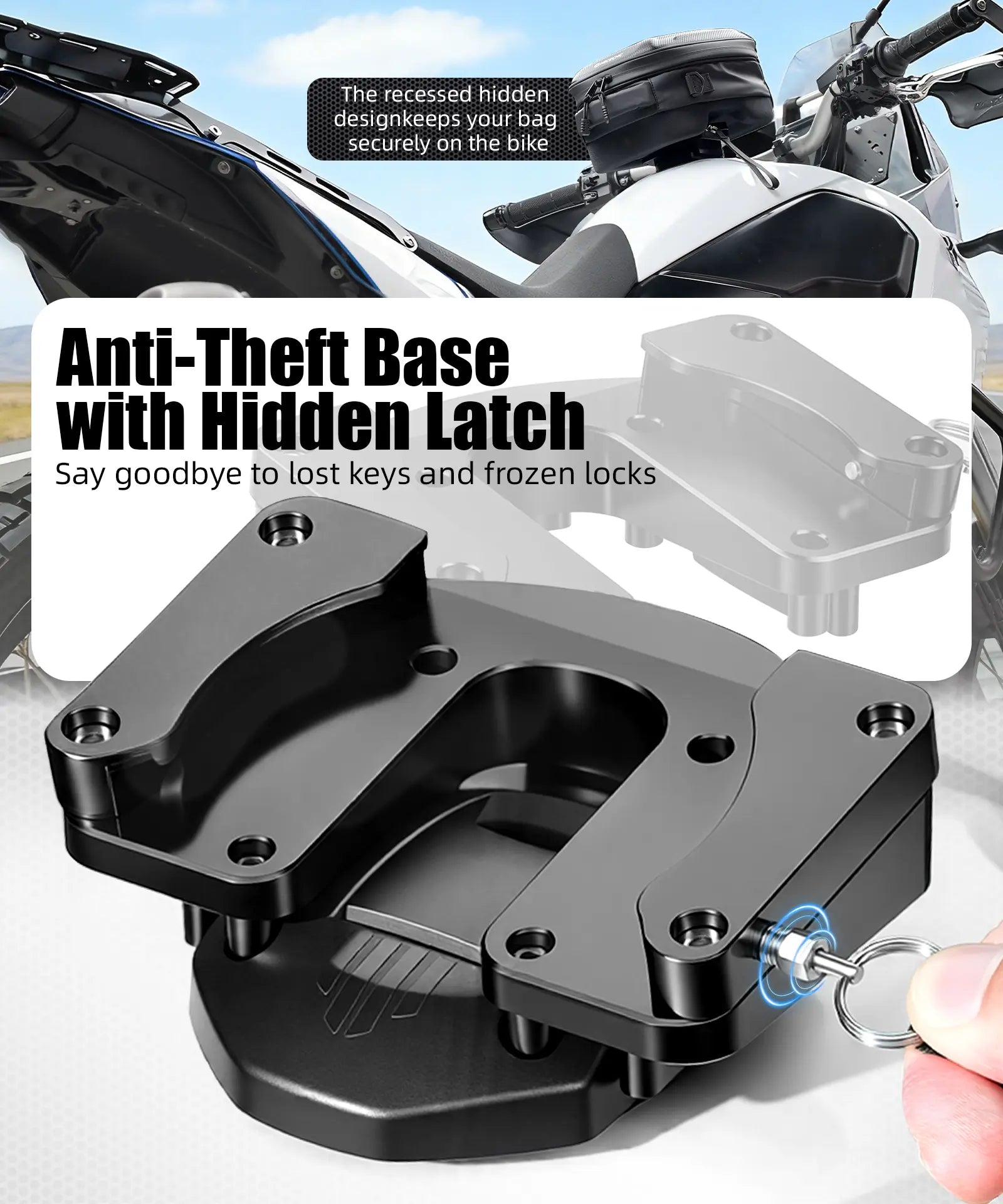 6L Quick-Release Tank Bag For Yamaha Tenere 700 2019-2024