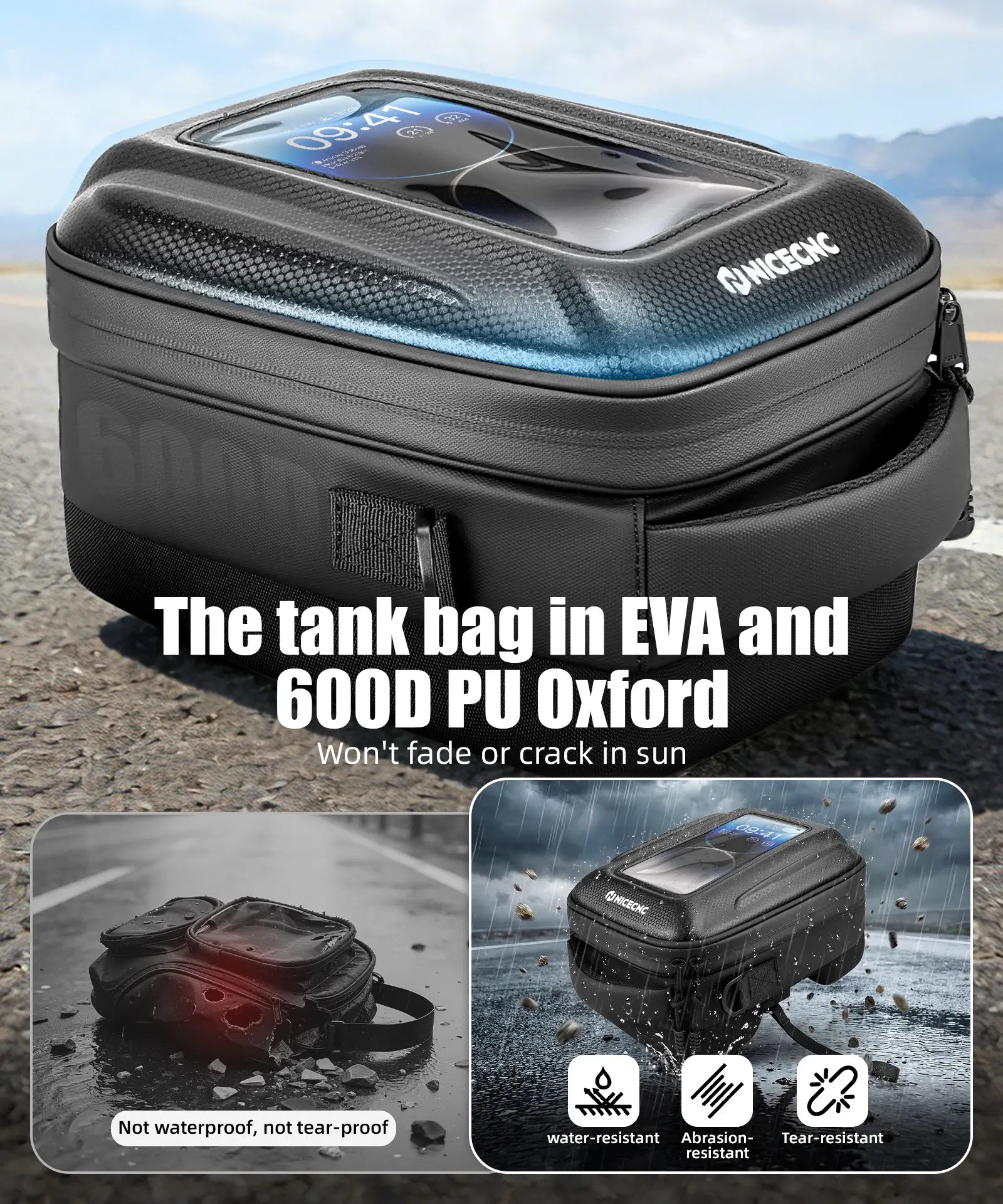 6L Quick-Release Tank Bag For Yamaha Tenere 700 2019-2024